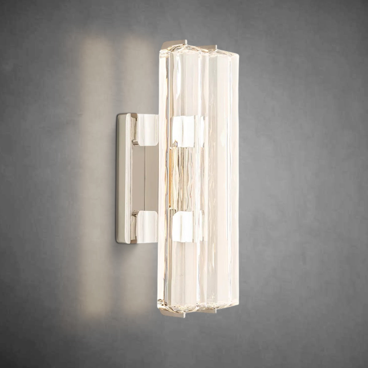 Aurivox Crystal Double Sconce