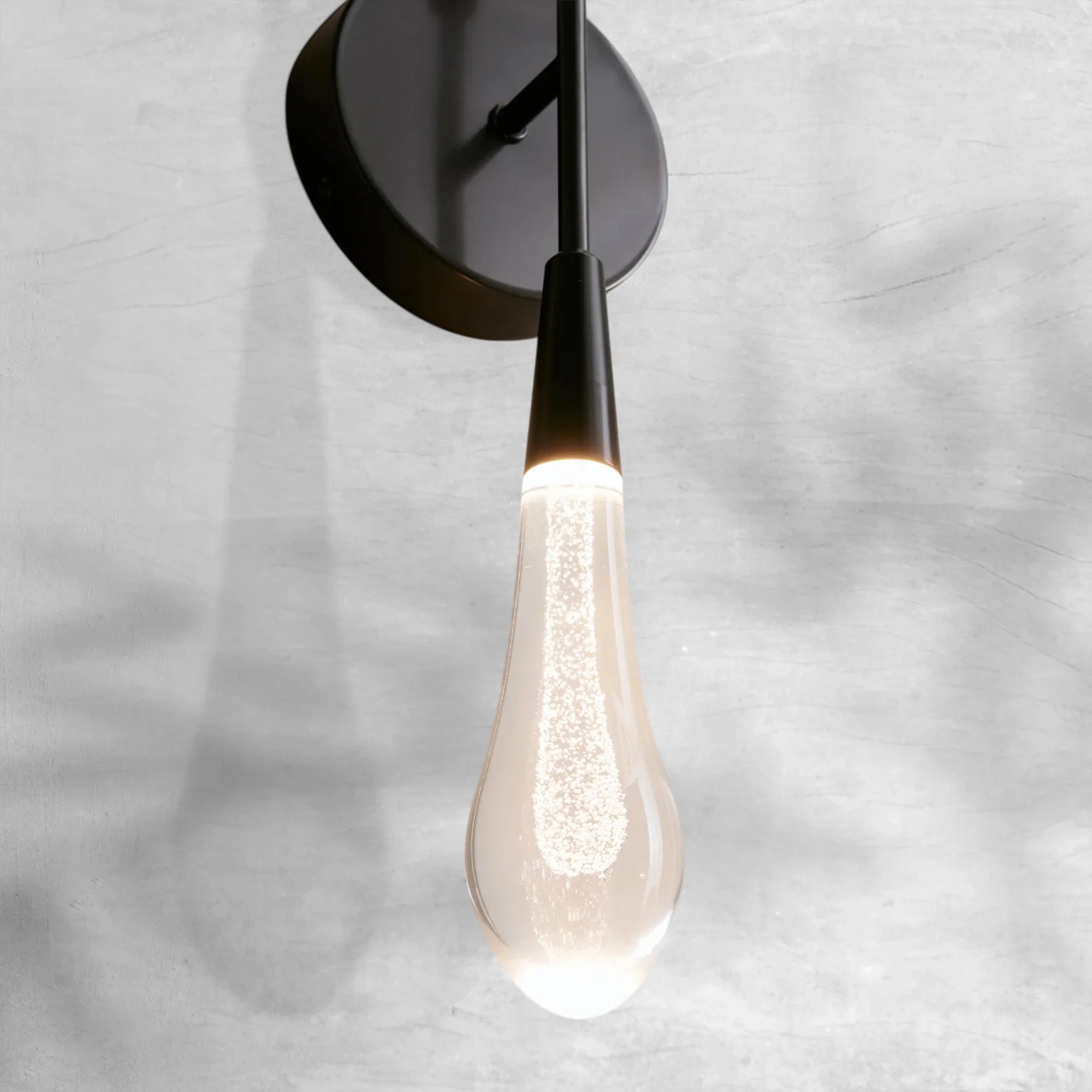 Elegant Soltaire Double Sconce with LED and Brass Finish