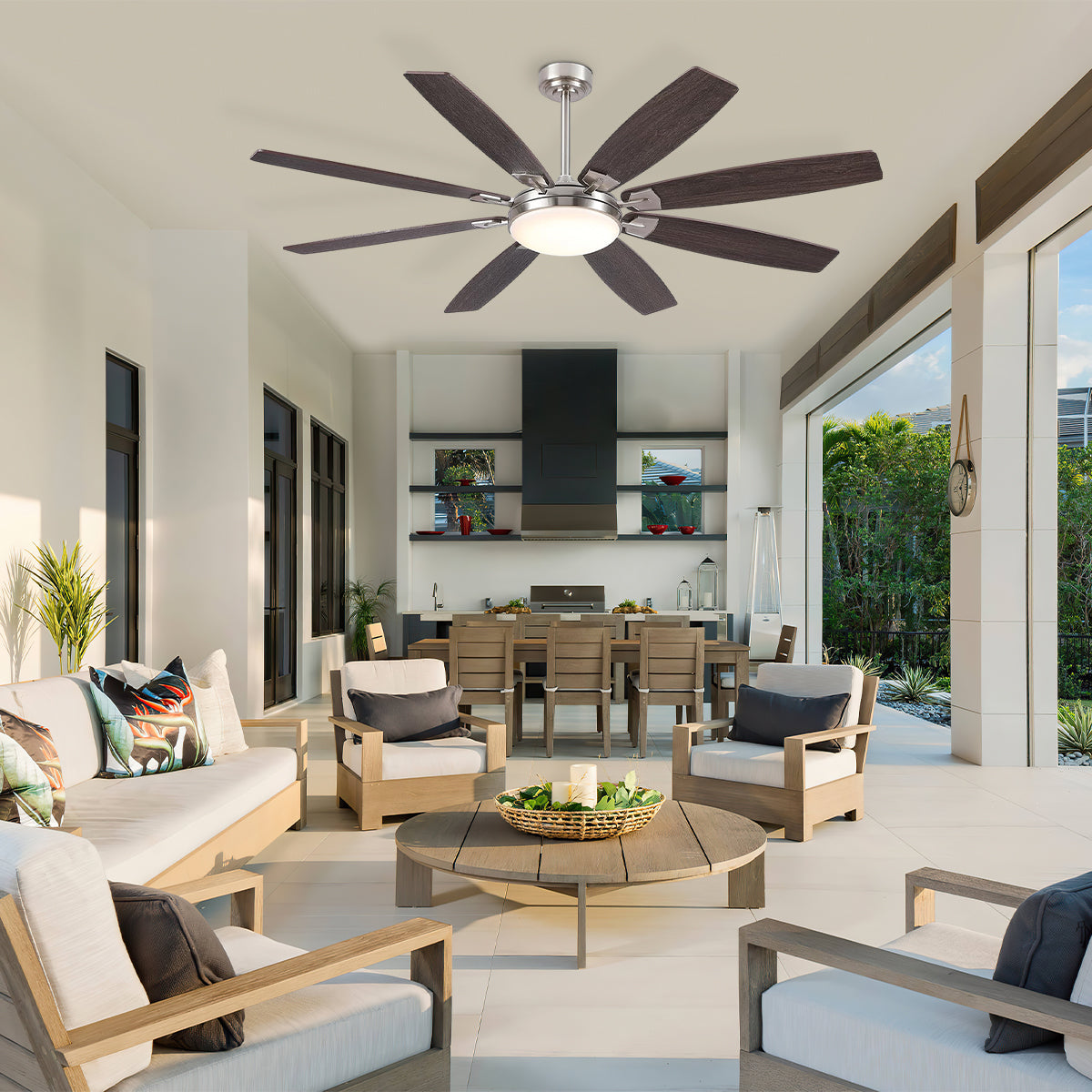 Zephyra Ceiling Fans with Lights 66"