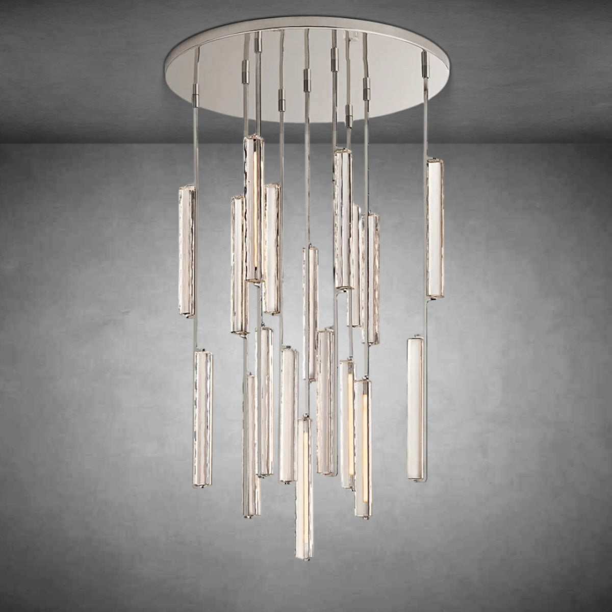 Aurivox Crystal Round Chandelier