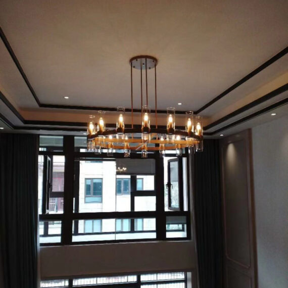 HA Rebecca Round Chandelier 60″, 20-Lights