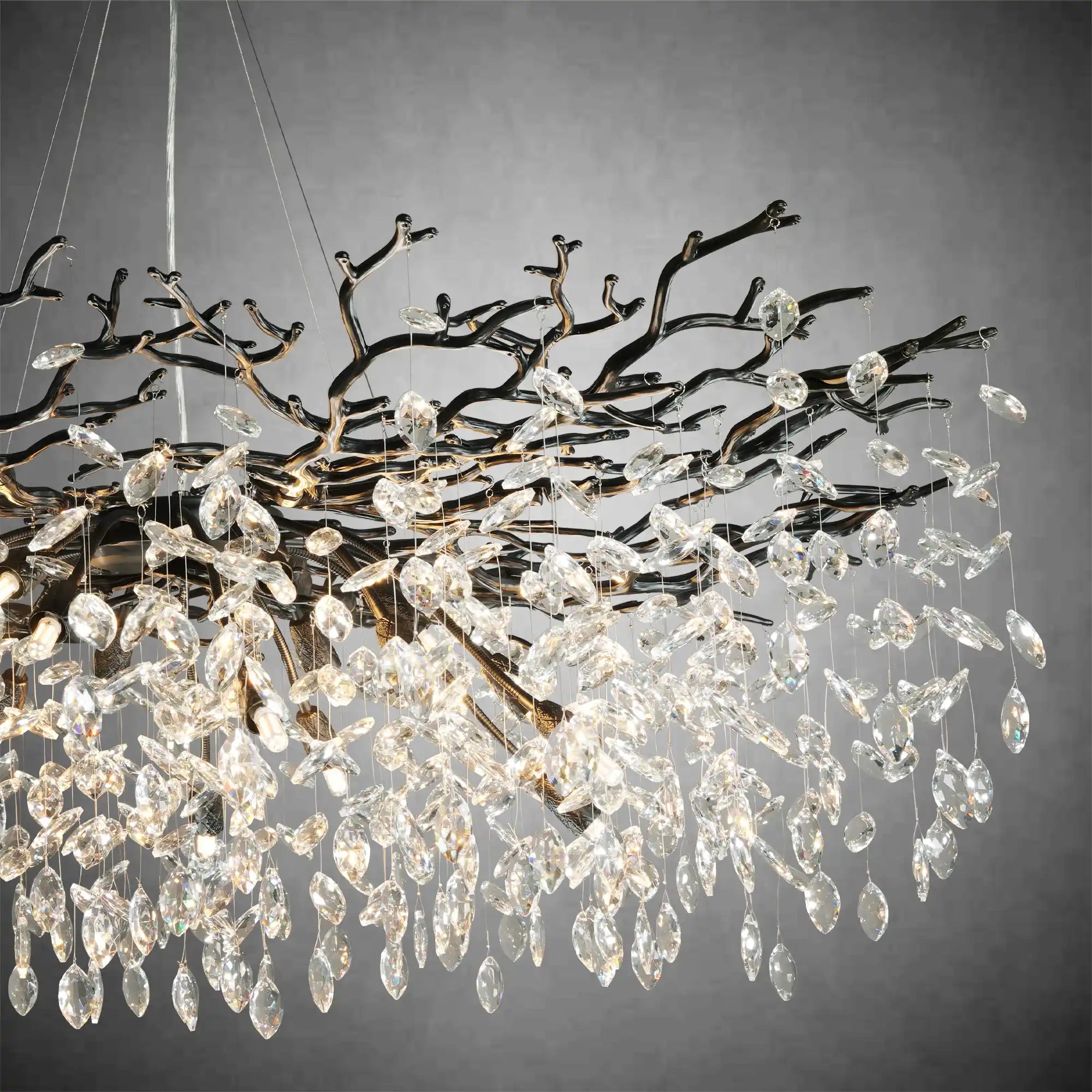 K9 Crystal Branch Chandelier