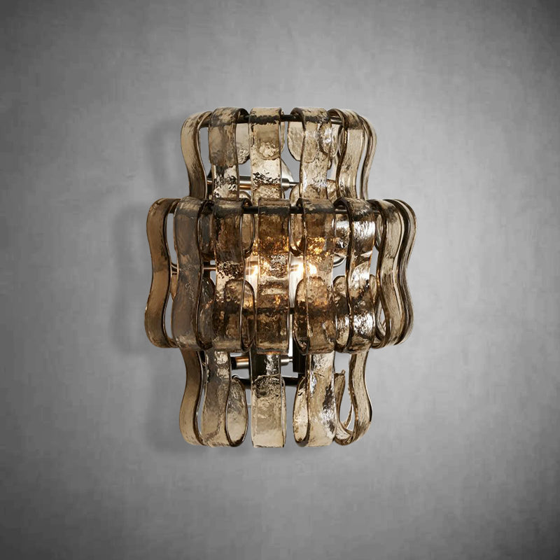 Ghiaccio Glass Wall Sconce