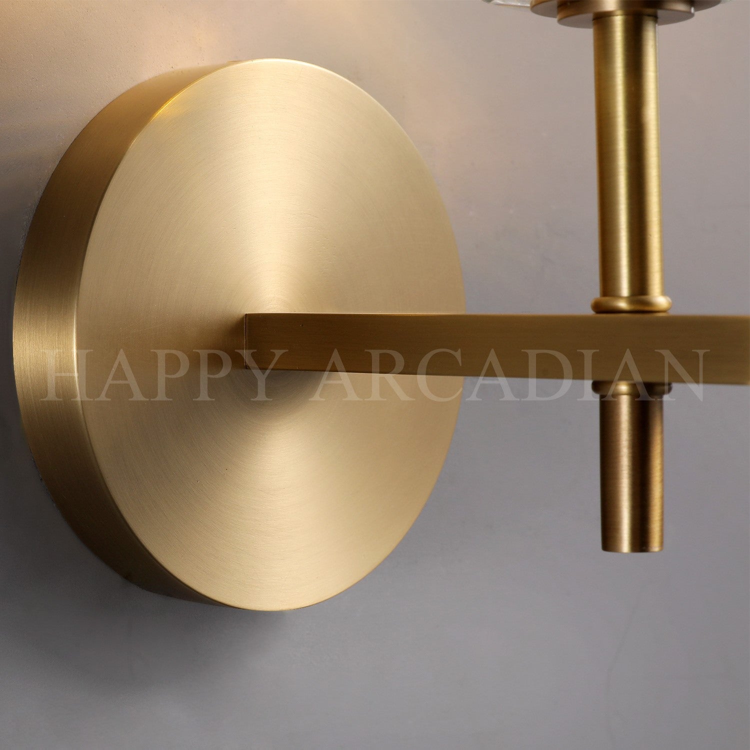 HA Bola De Short Style Smoke Crystal Wall Sconces