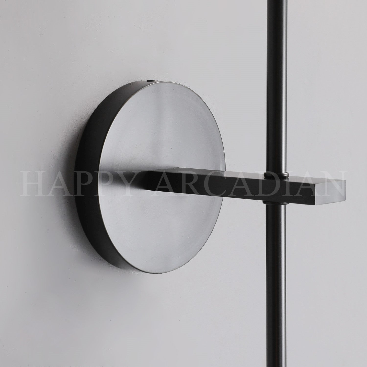 HA Bola De Long Style Smoke Crystal Wall Sconces