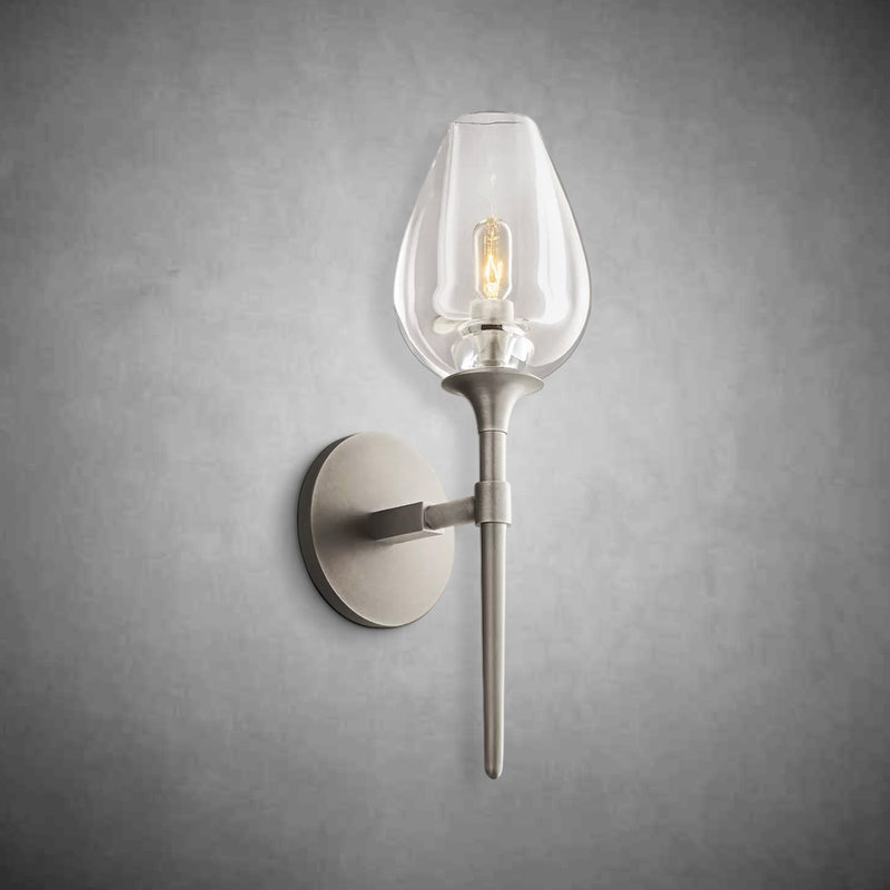 Harper Tulpe Modern Glass Wall Sconce