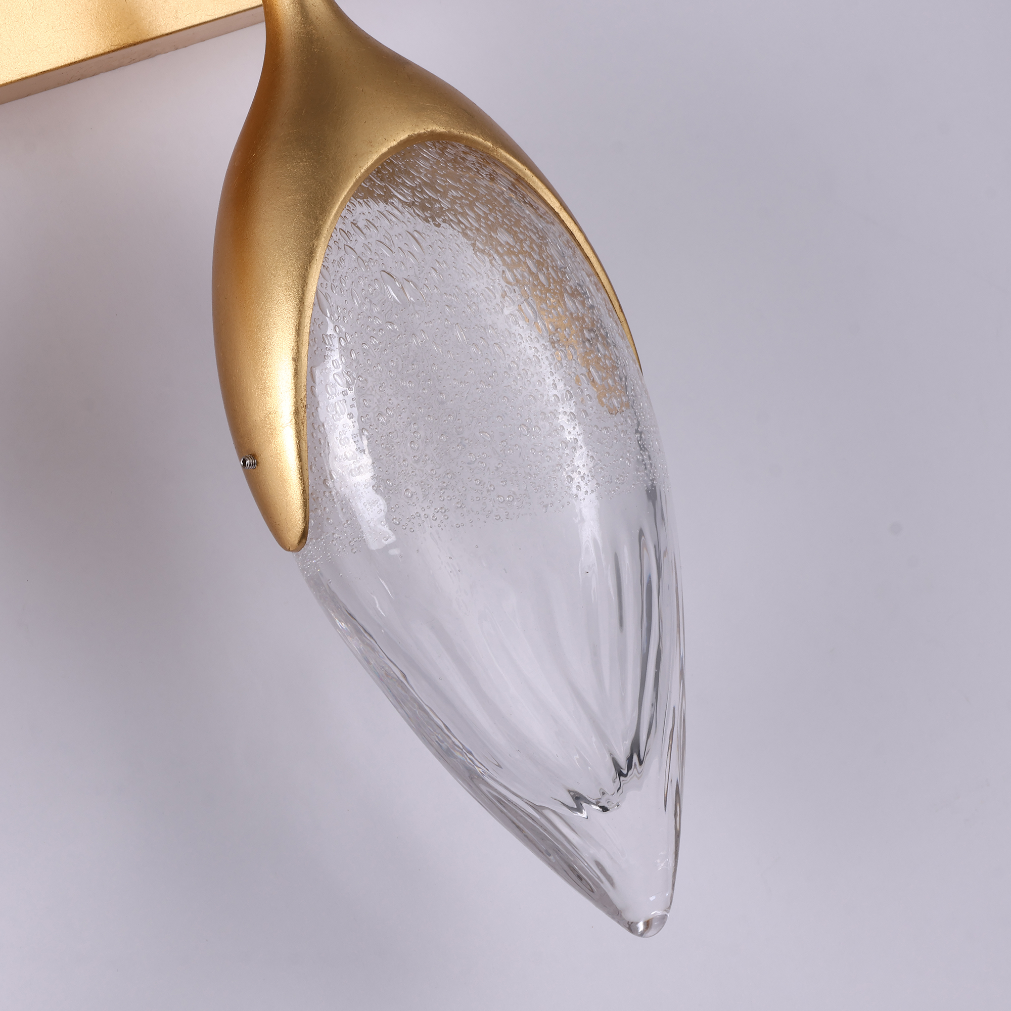 Olive Modern Brass Wall Sconce