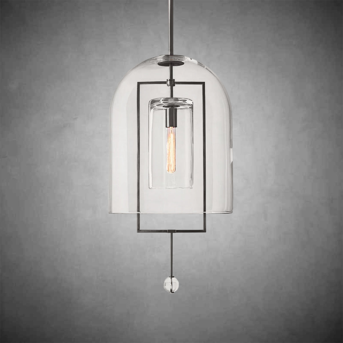 Donie Modern Glass Bell Shade Pendant Light