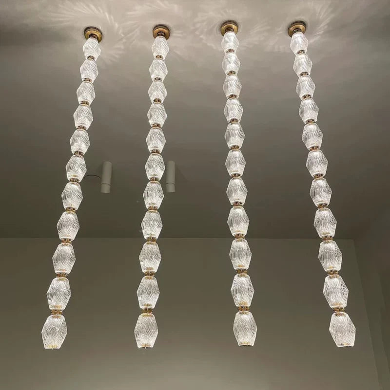 Collier Glass Pendant Lamp 51.6"H