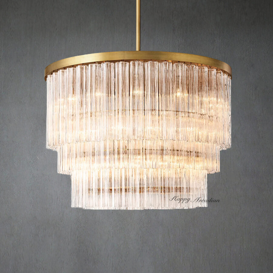 Ancelotti Round Tiered Chandelier 36''48"