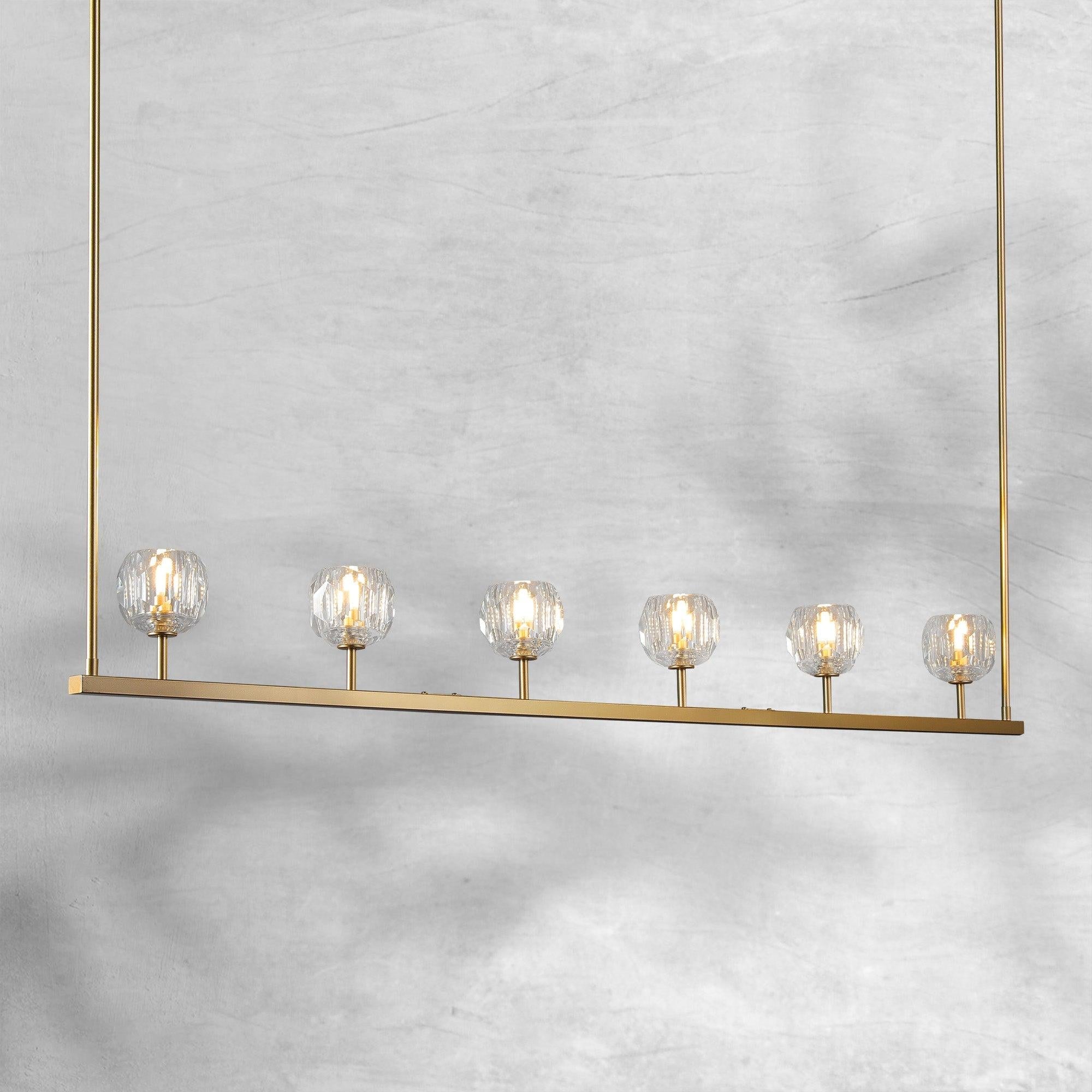 Bruma Ball Linear Chandelier 48” 60"