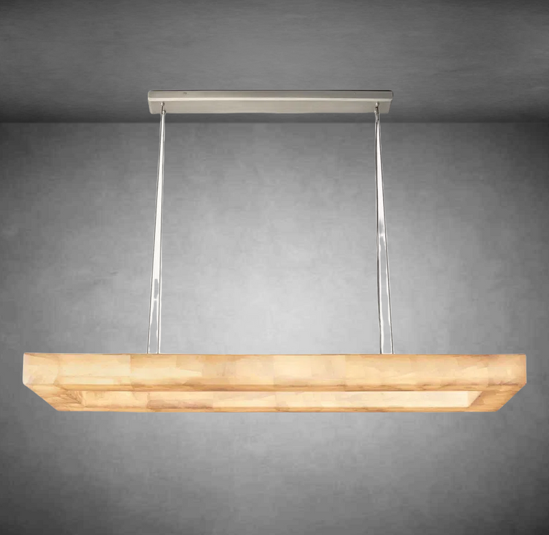 HA Cressida Rectangle Chandelier 54" 72''