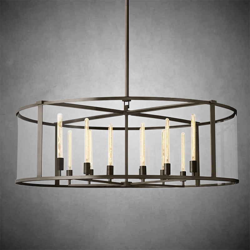 Verao Glass Round Chandelier 33"