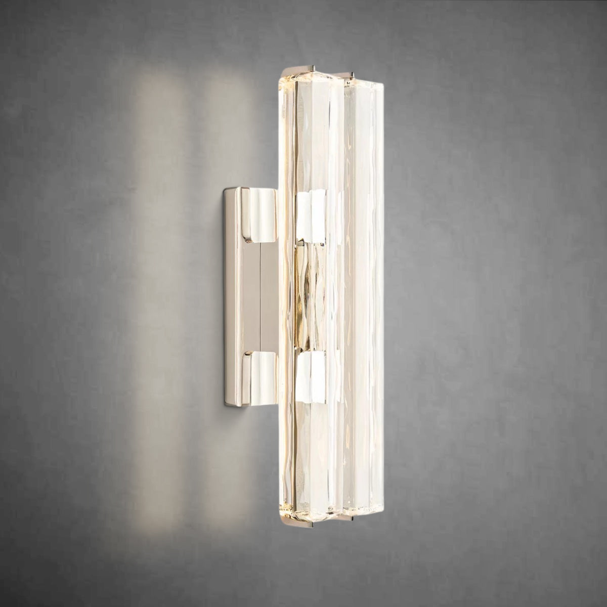 Aurivox Crystal Double Sconce