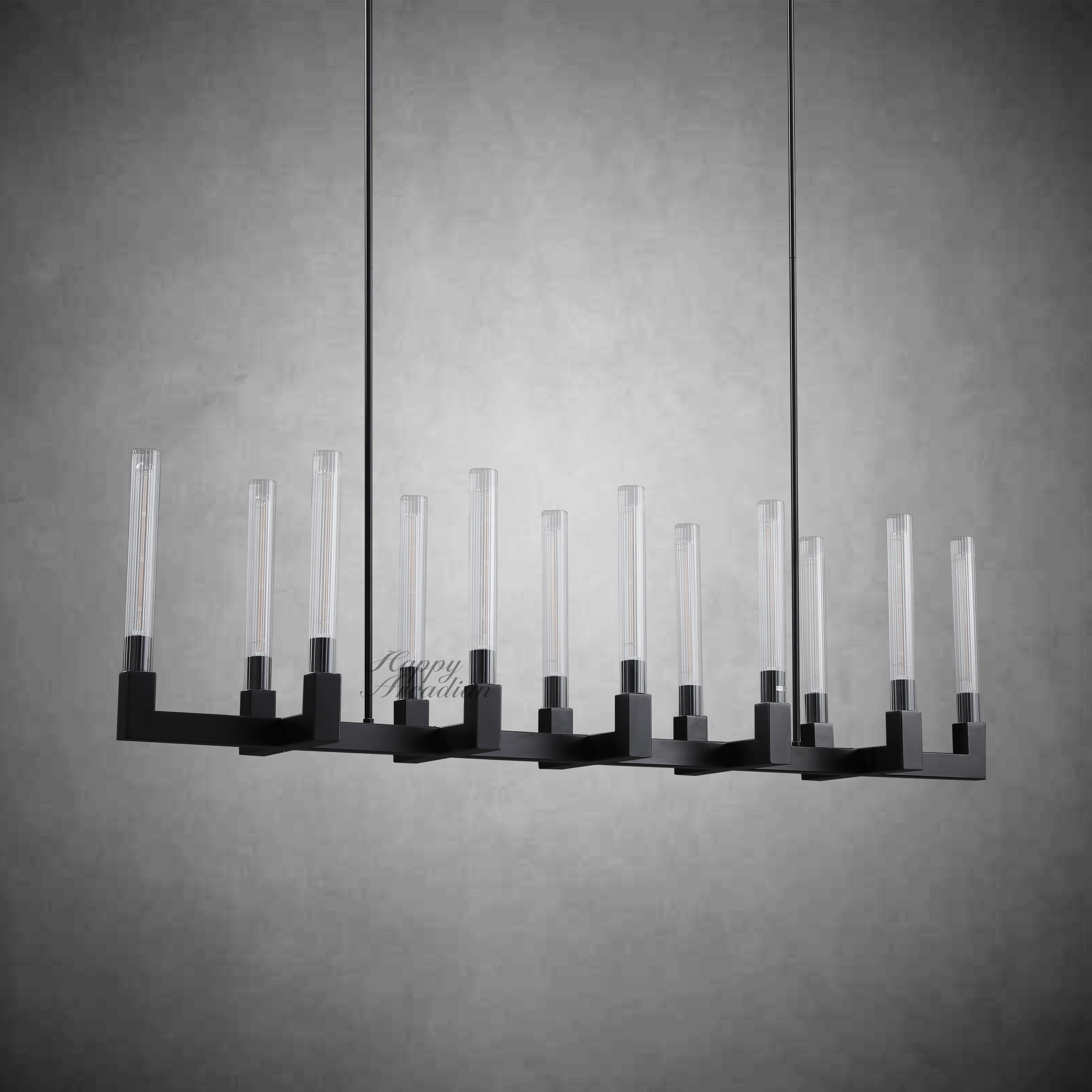 HA Candlestick Linear Chandelier Lighting 55'' 67"