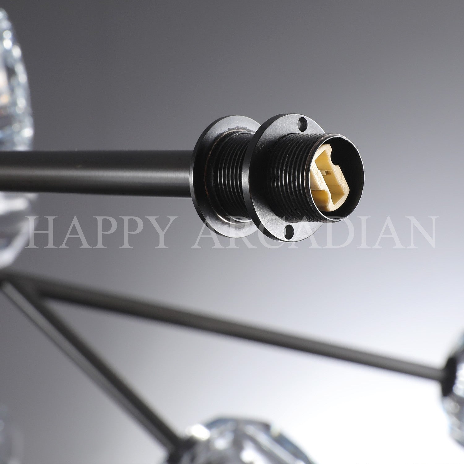 HA Bola De Clear Crystal Round Chandelier 72"