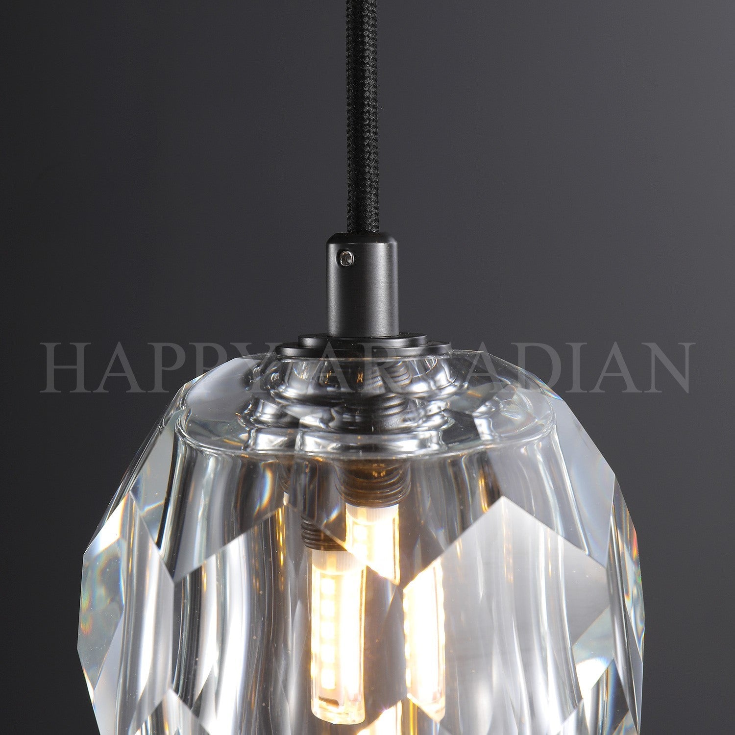 HA Bola De Crystal Round Cluster Chandelier