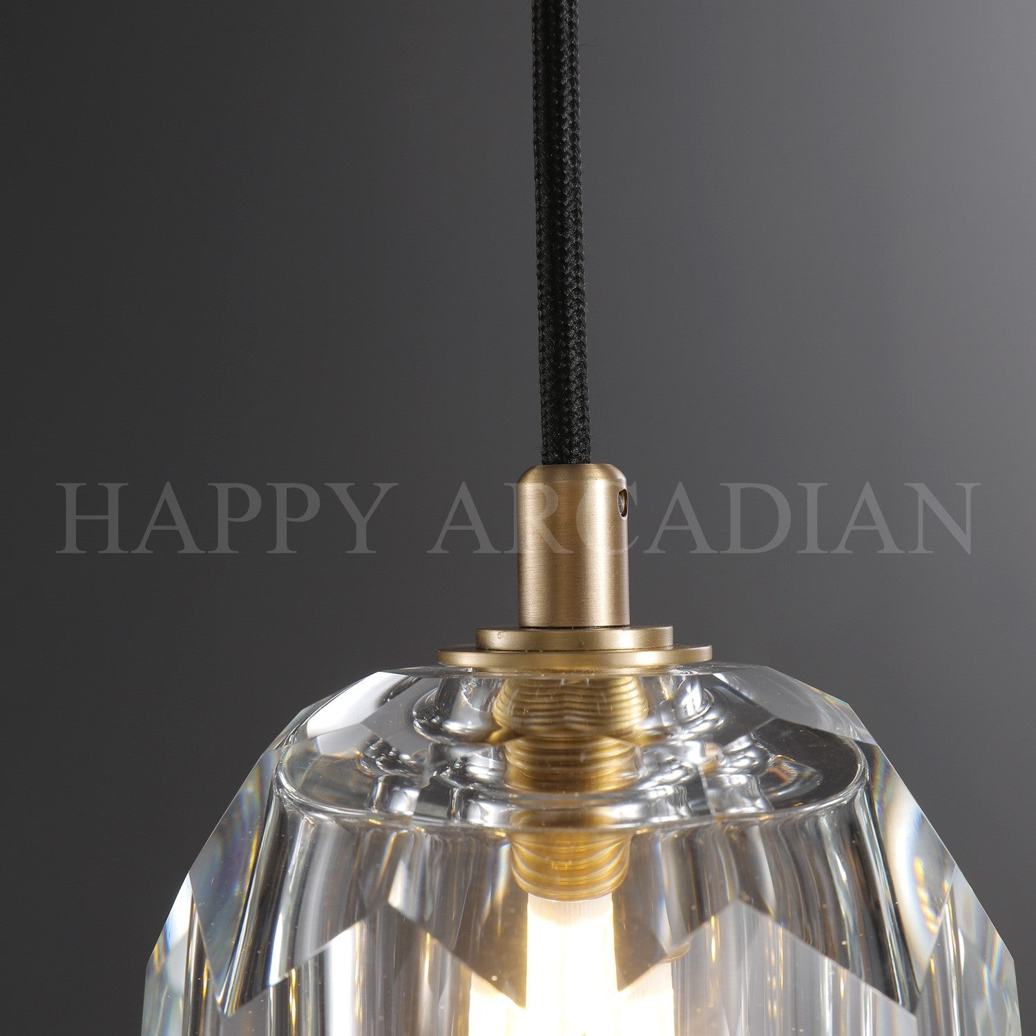 HA Bola De Crystal Round Cluster Chandelier