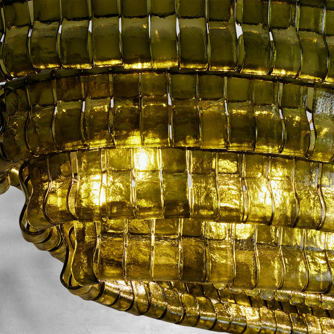 Glacien Oval Chandelier 54"W/65"W