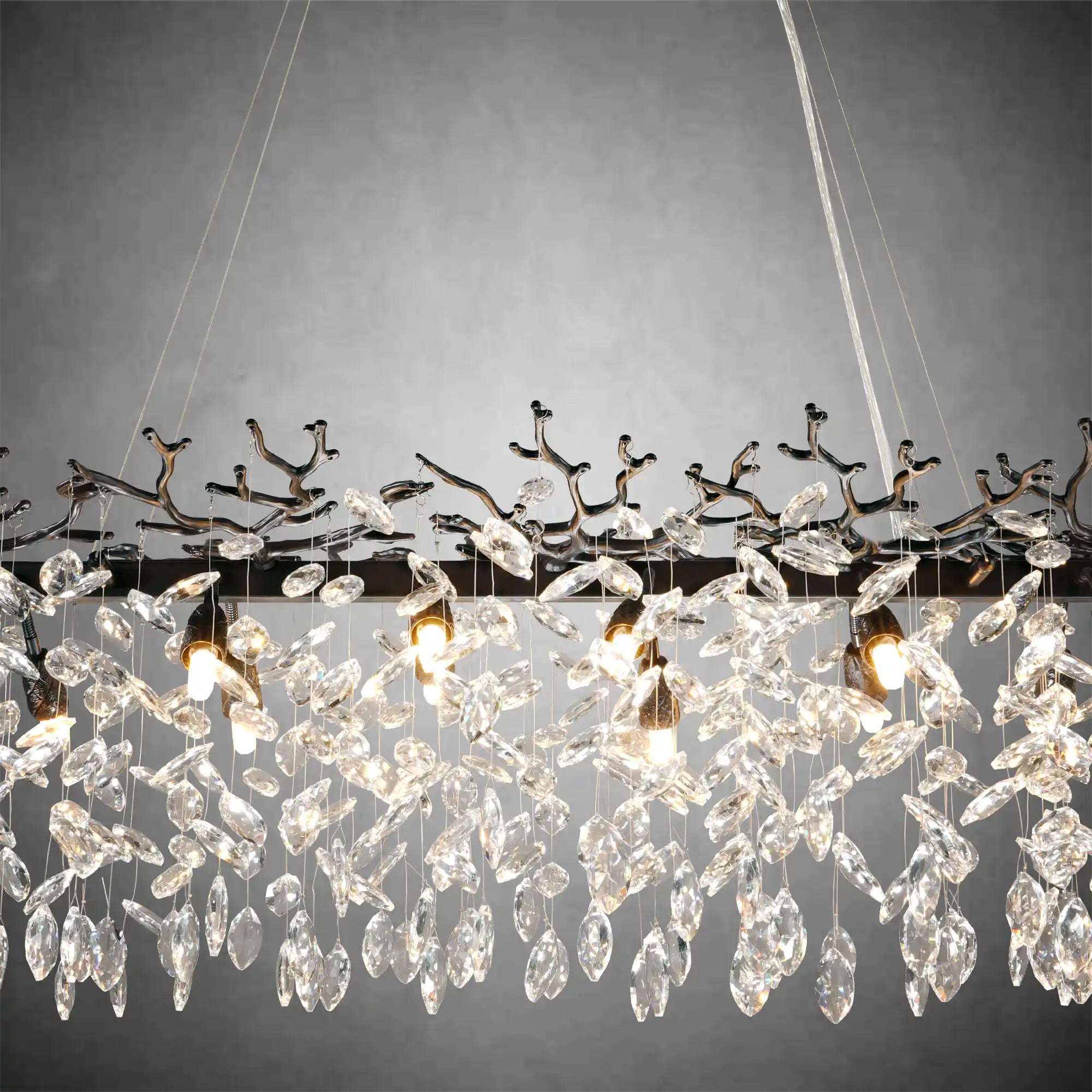 K9 Crystal Branch Chandelier