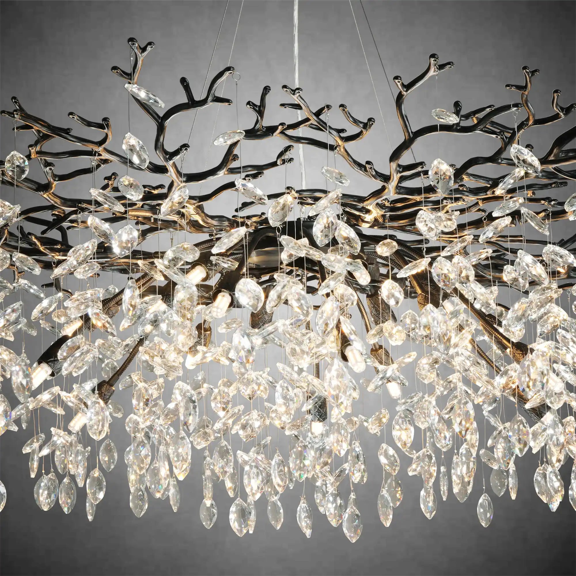 K9 Crystal Branch Chandelier