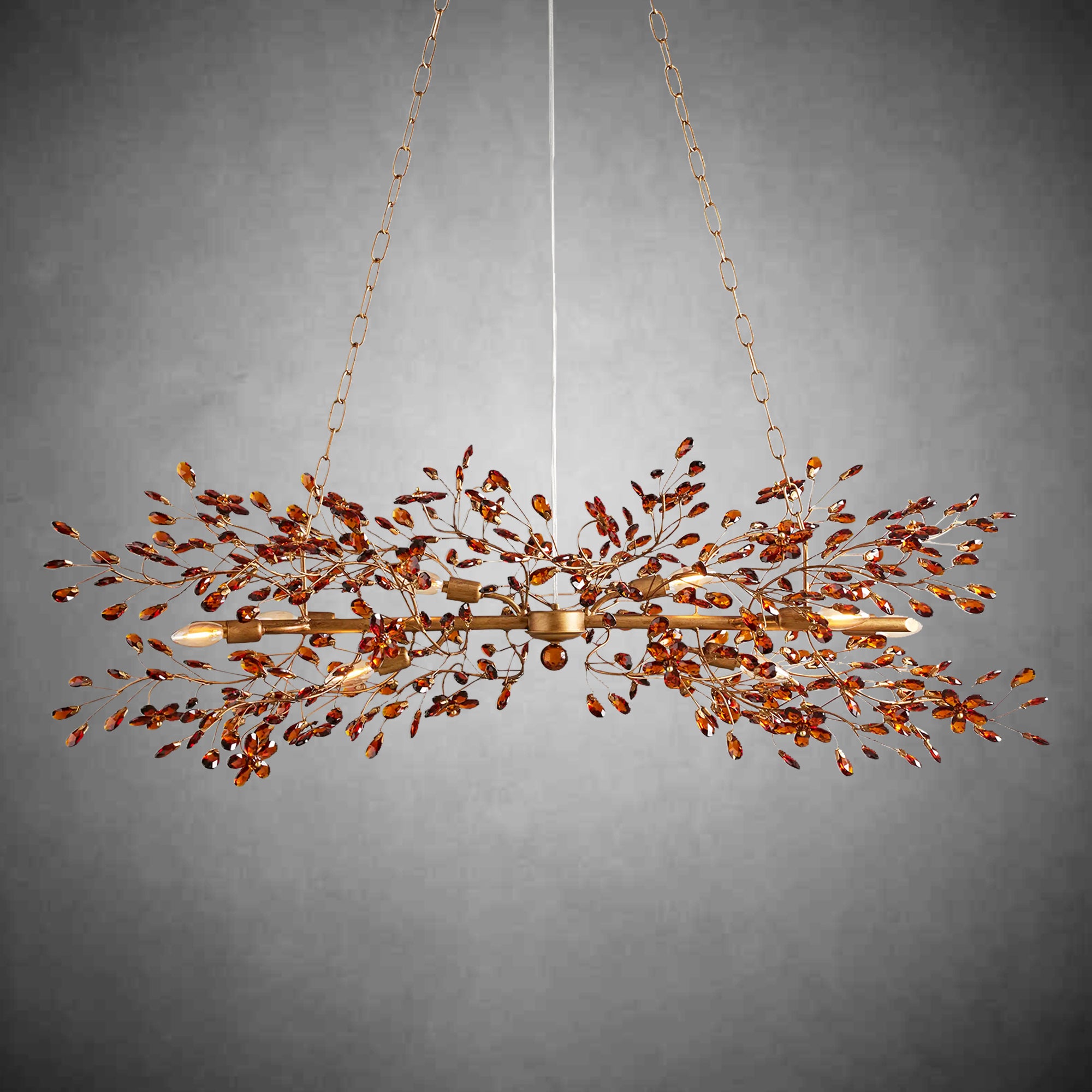 Fiore Colored Linear Chandelier