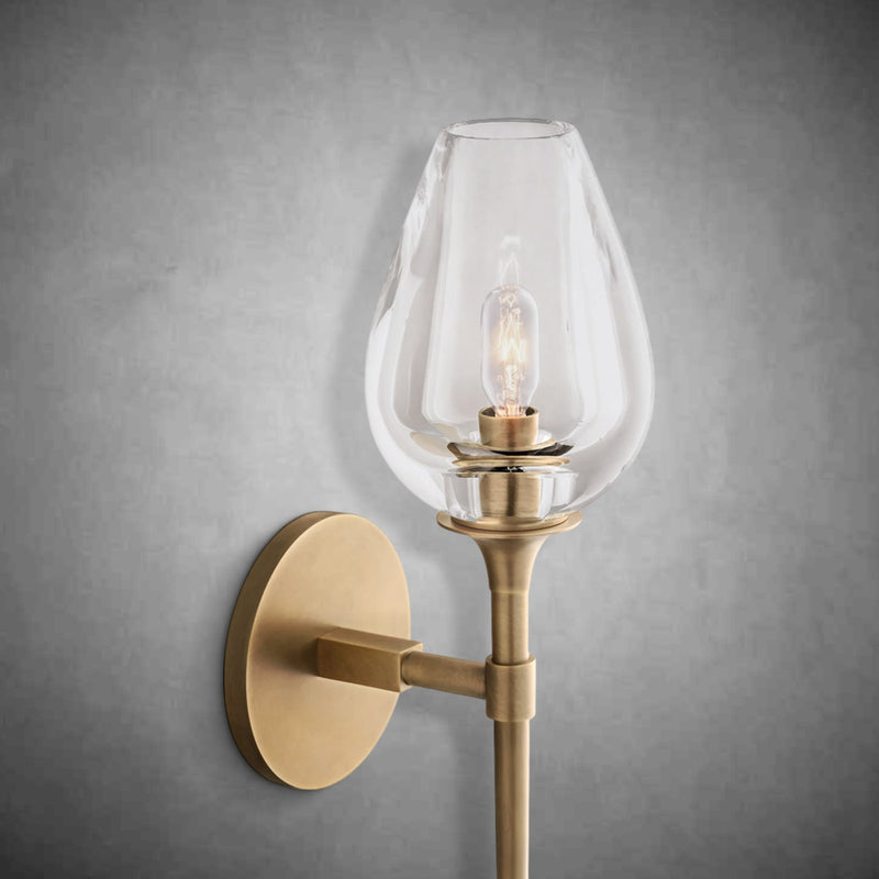 Harper Tulpe Modern Glass Wall Sconce