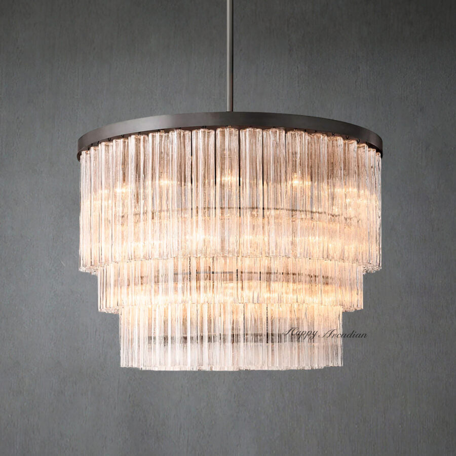 Ancelotti Round Tiered Chandelier 36''48"