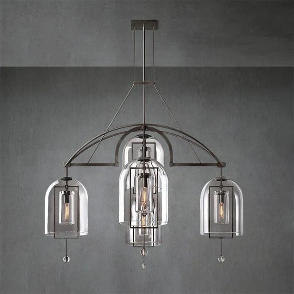 HA Fulcrum Round Chandelier 61" 5-Lights