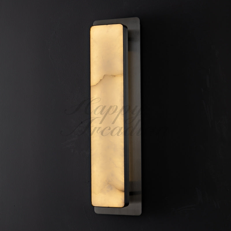 Raymond Living Room Bedroom Alabaster Wall Sconce