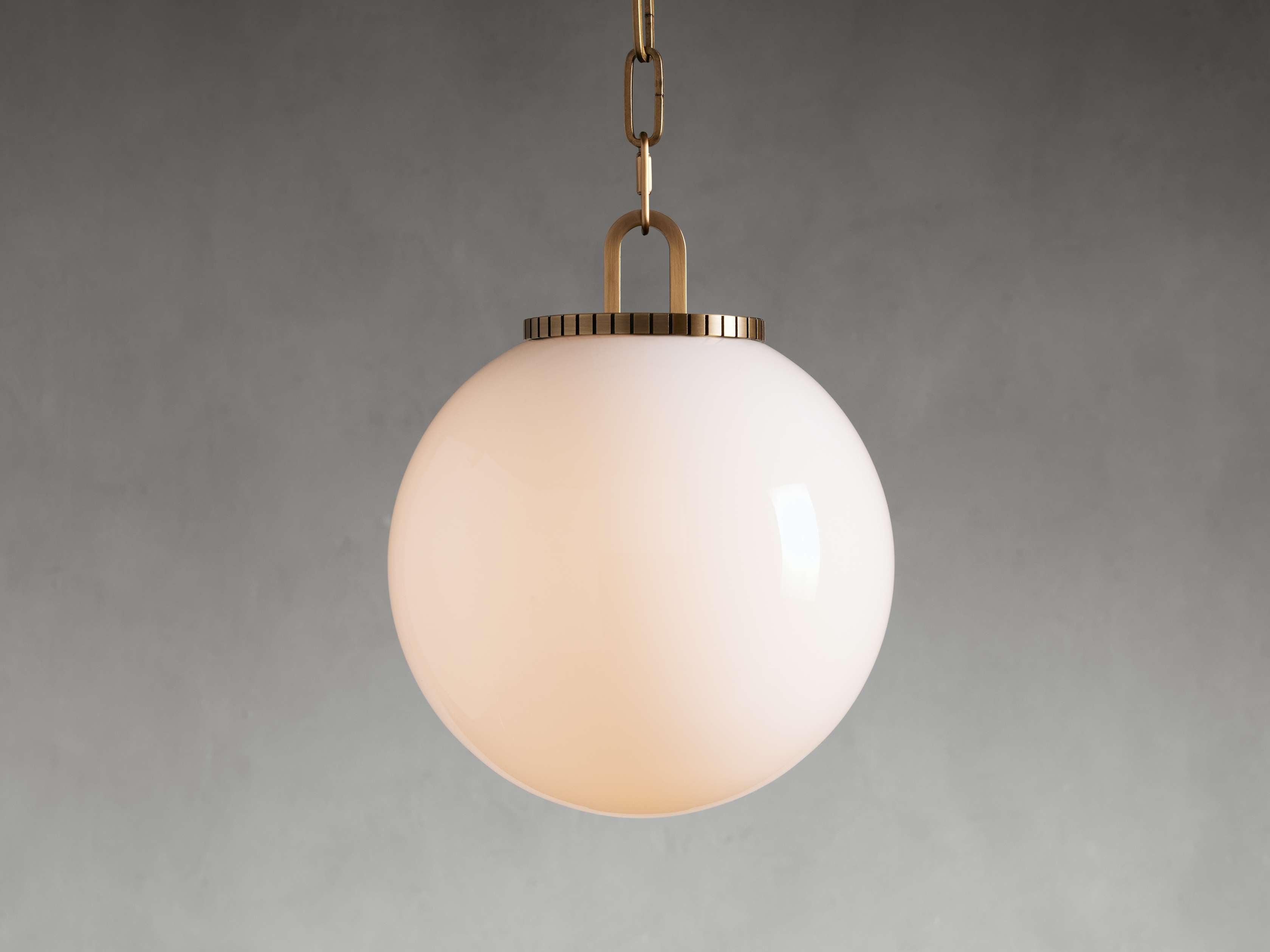 Wescotte Globe Pendant with Chain