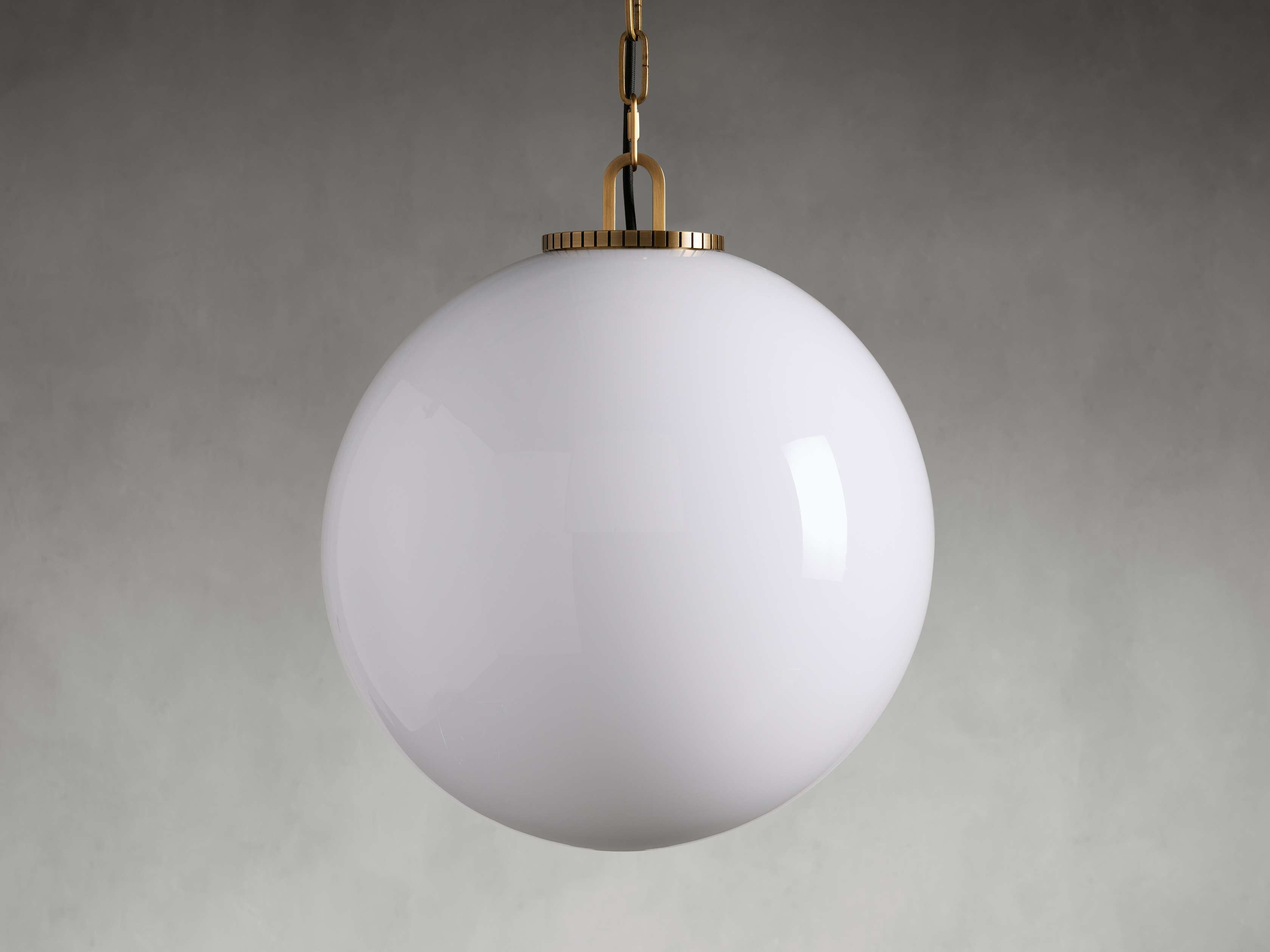 Wescotte Globe Pendant with Chain