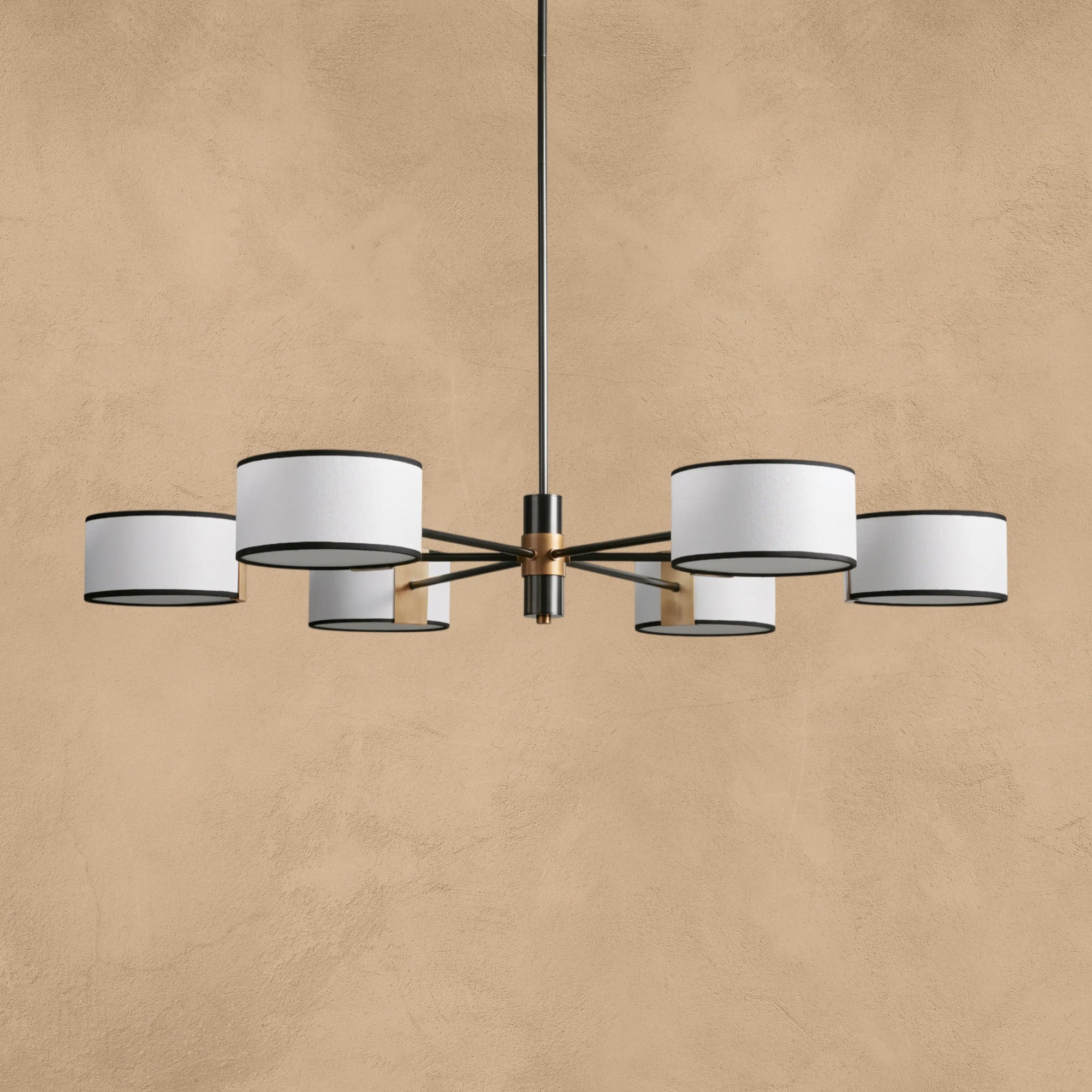 Daphne Fabric Round Chandelier