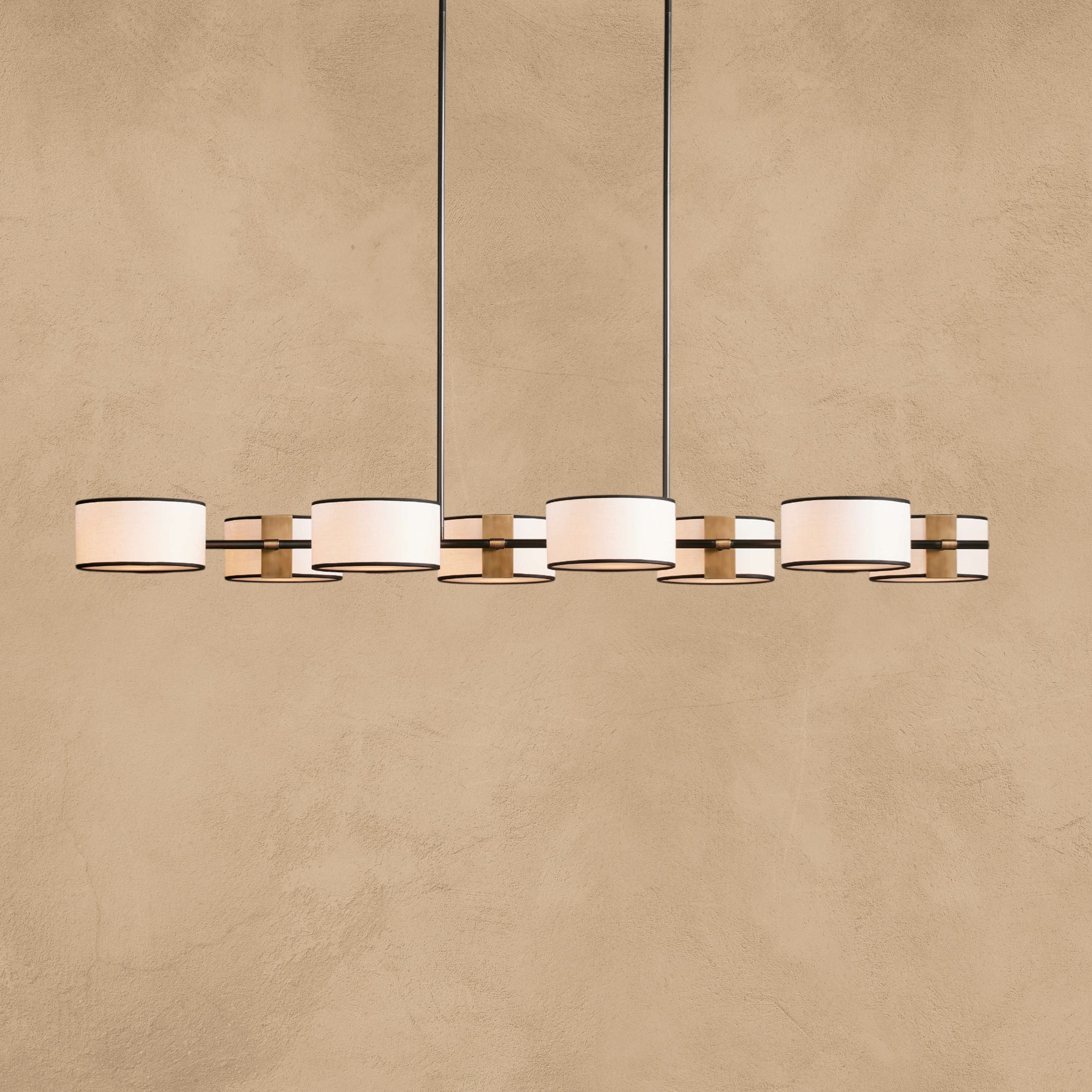 Daphne Fabric Linear Chandelier 62''72''