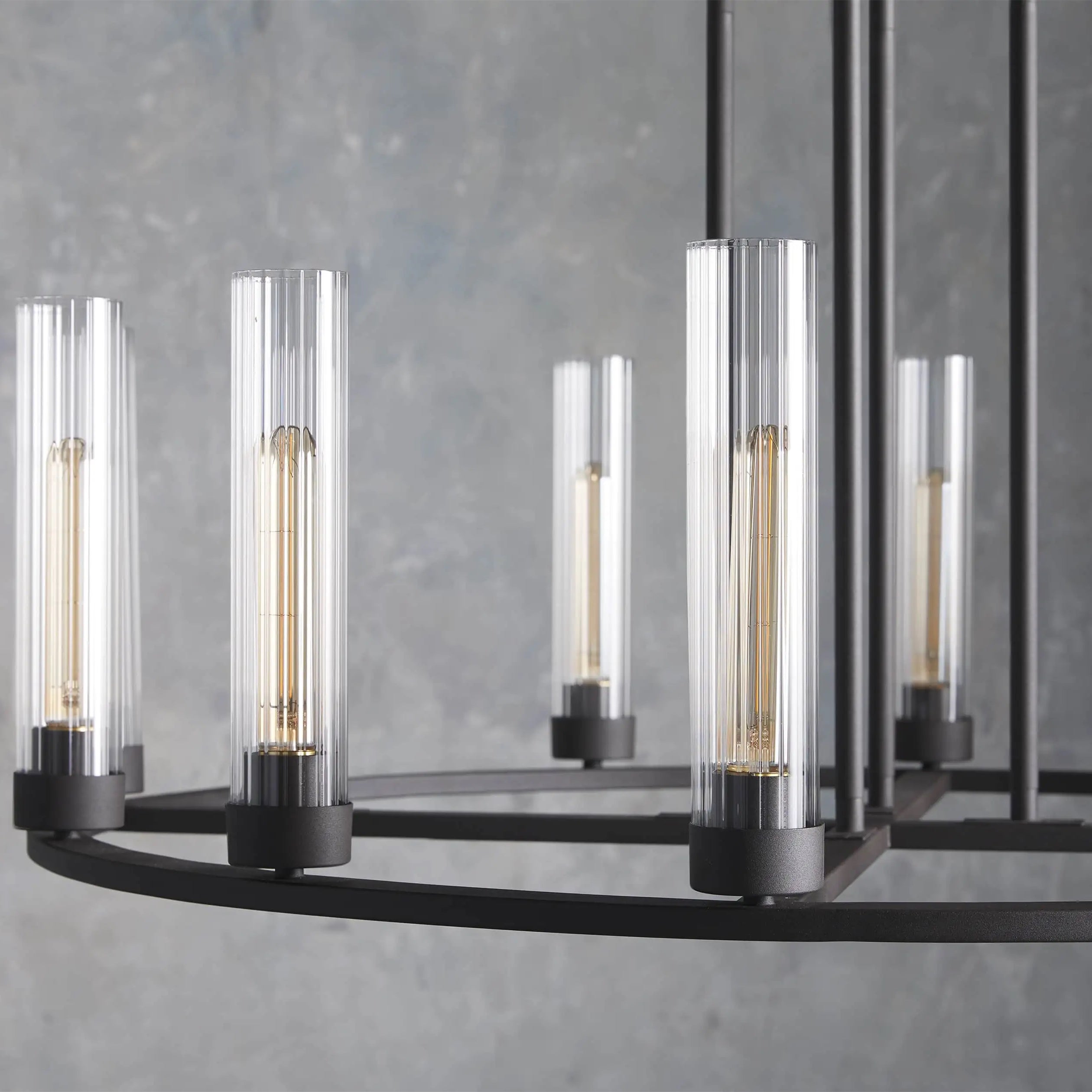 Andreas Round Glass Chandelier 30"W 40"W