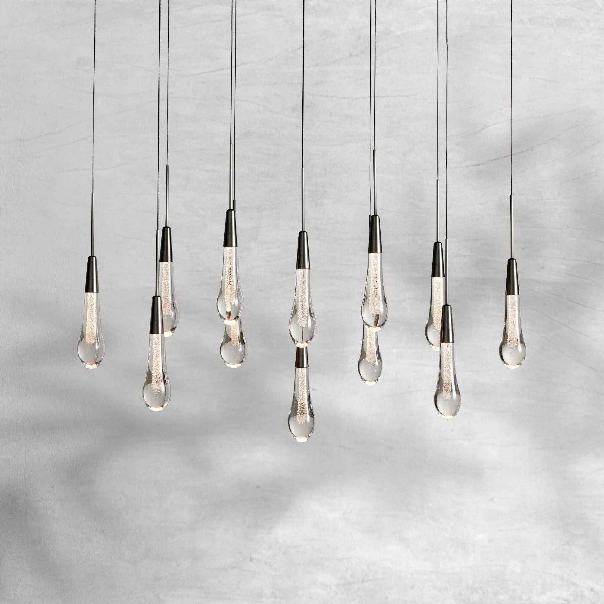 Soltaire Linear Chandelier 37"50"70"87"120"
