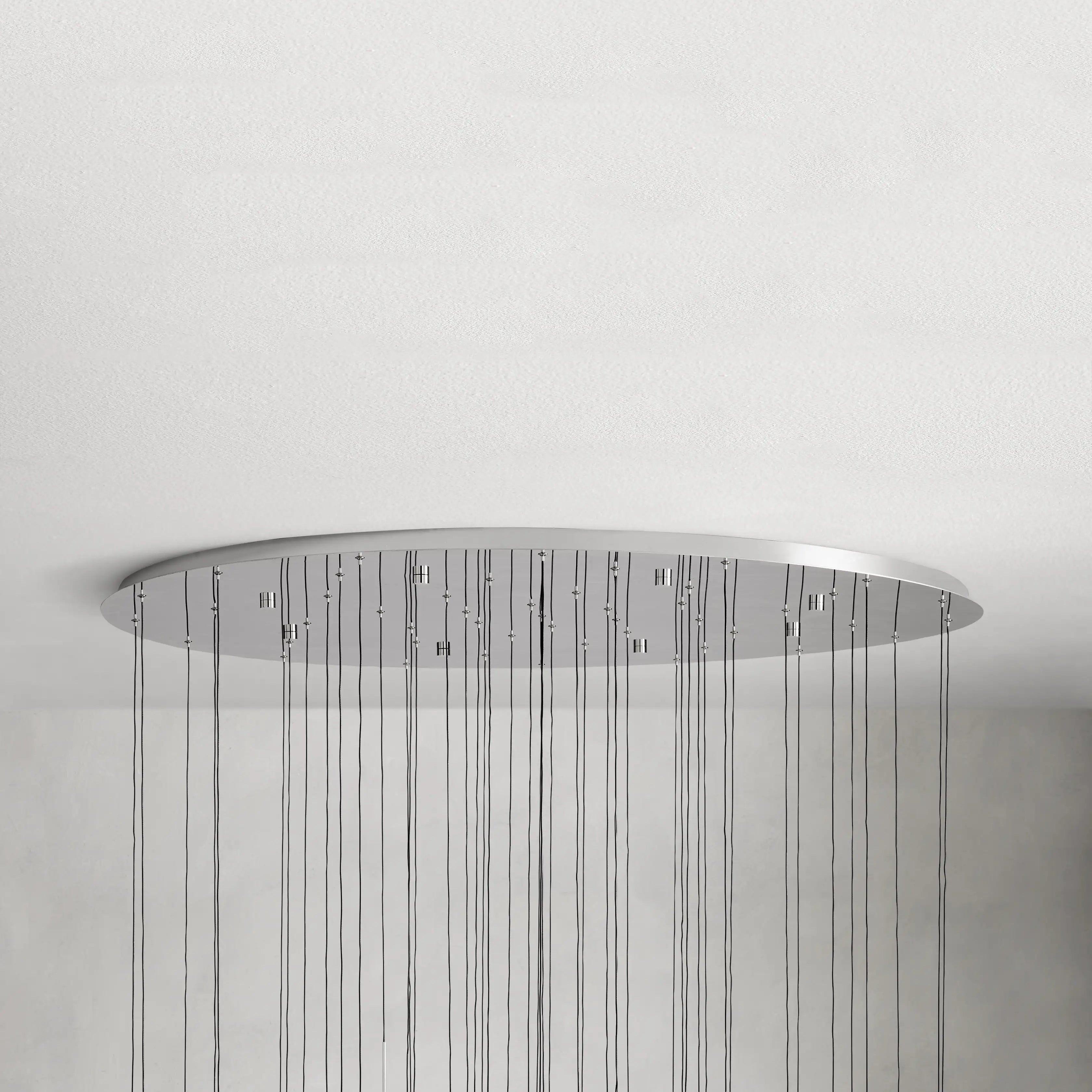 Soltaire Modern Round Chandelier Lighting - 58"W