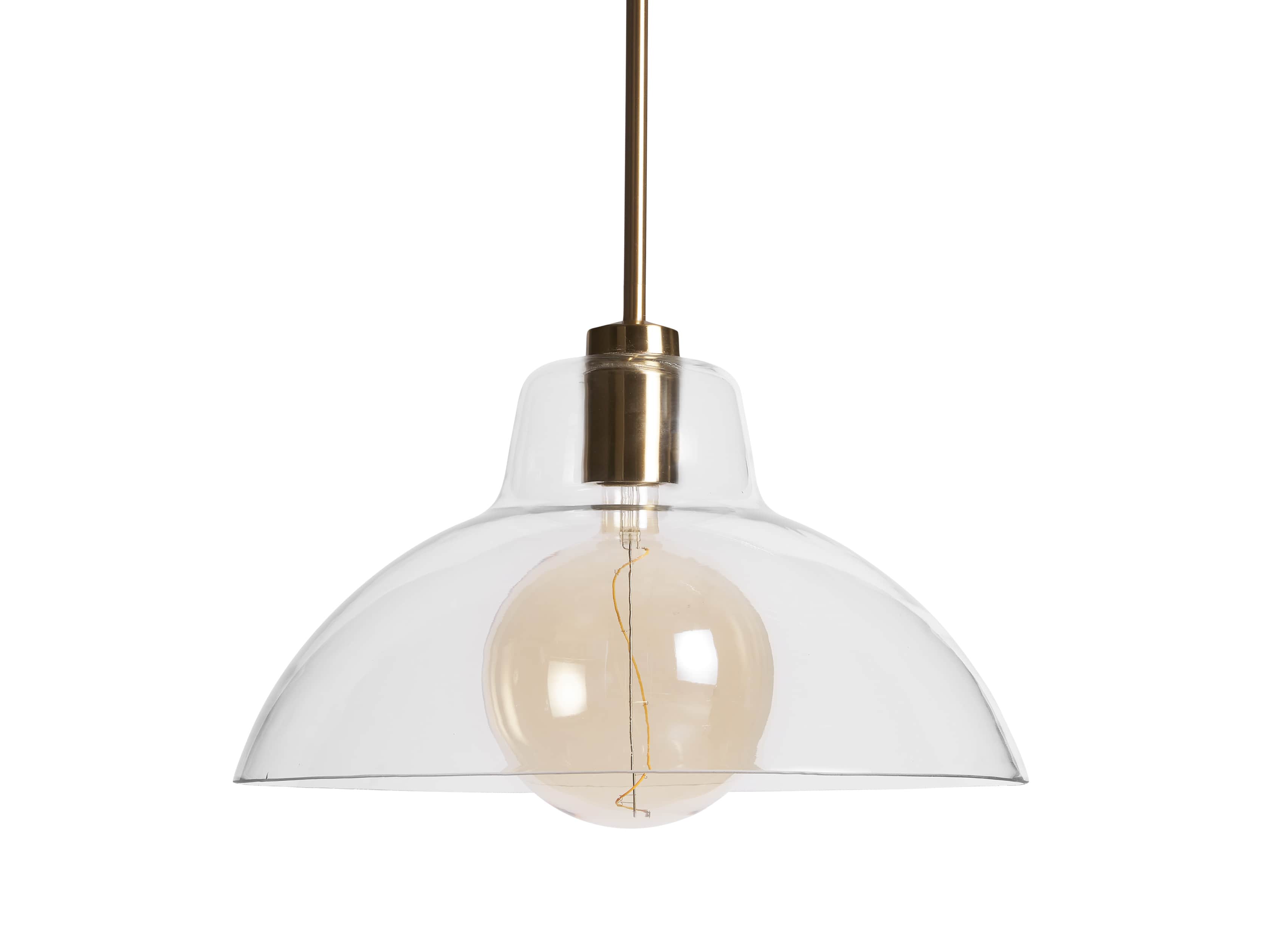 Yauer Dome Pendant with Bulb