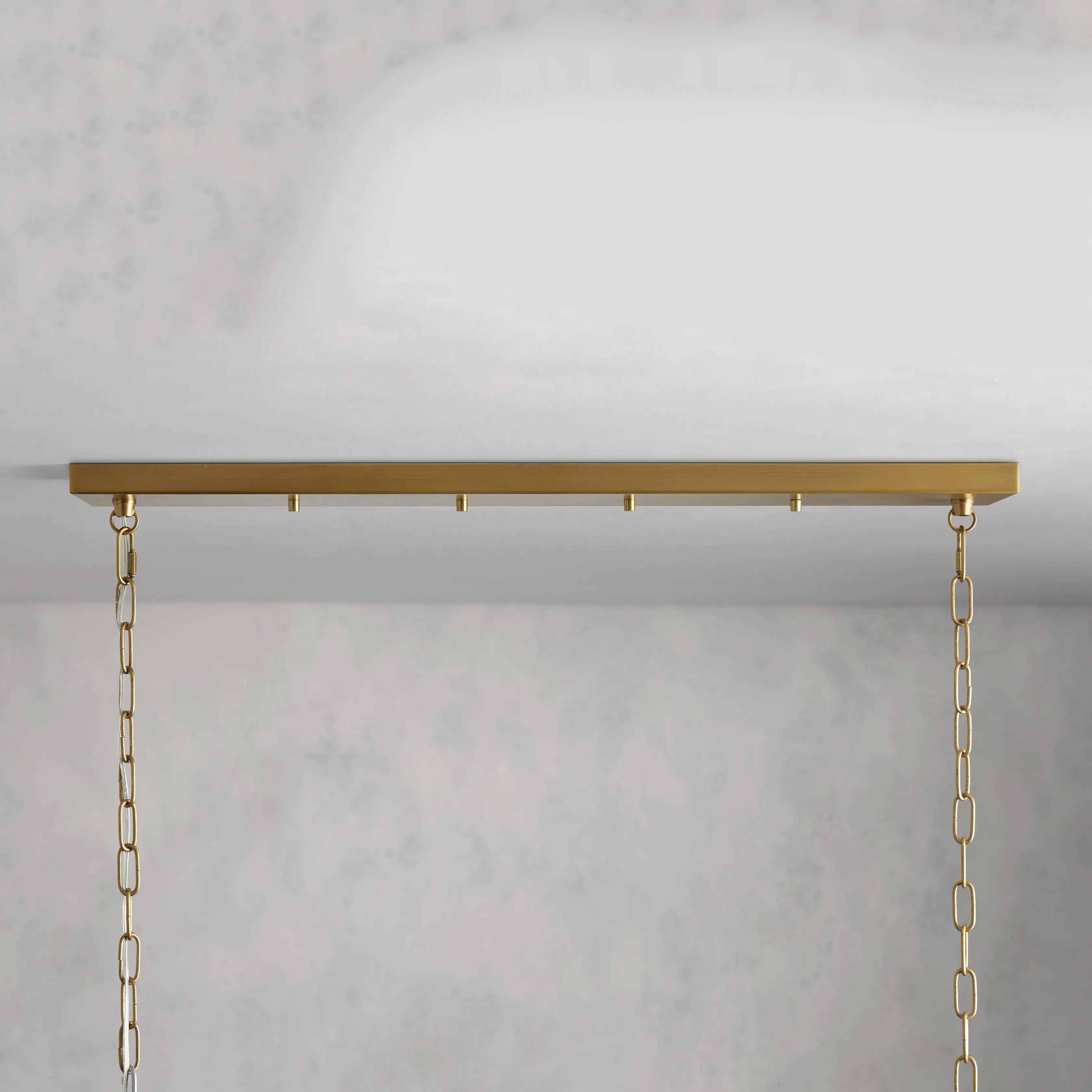 Andreas Glass Linear Chandelier Lighting