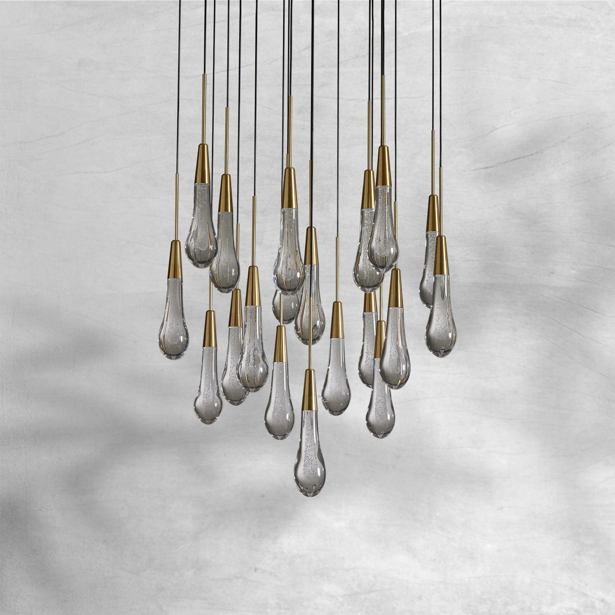 Soltaire Round Chandelier 17" 24" 36“ 48''58“