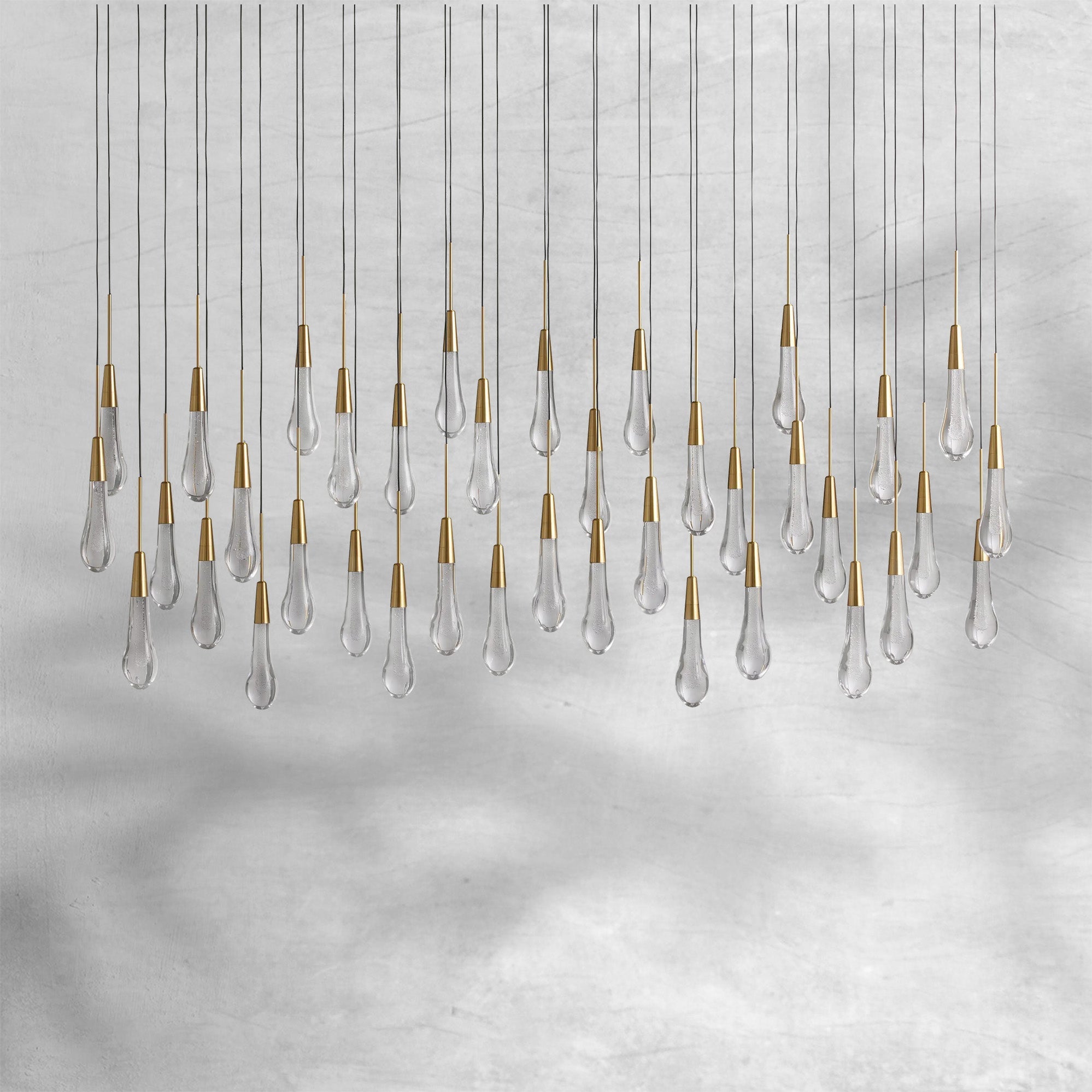 Soltaire Linear Chandelier 37"50"70"87"120"
