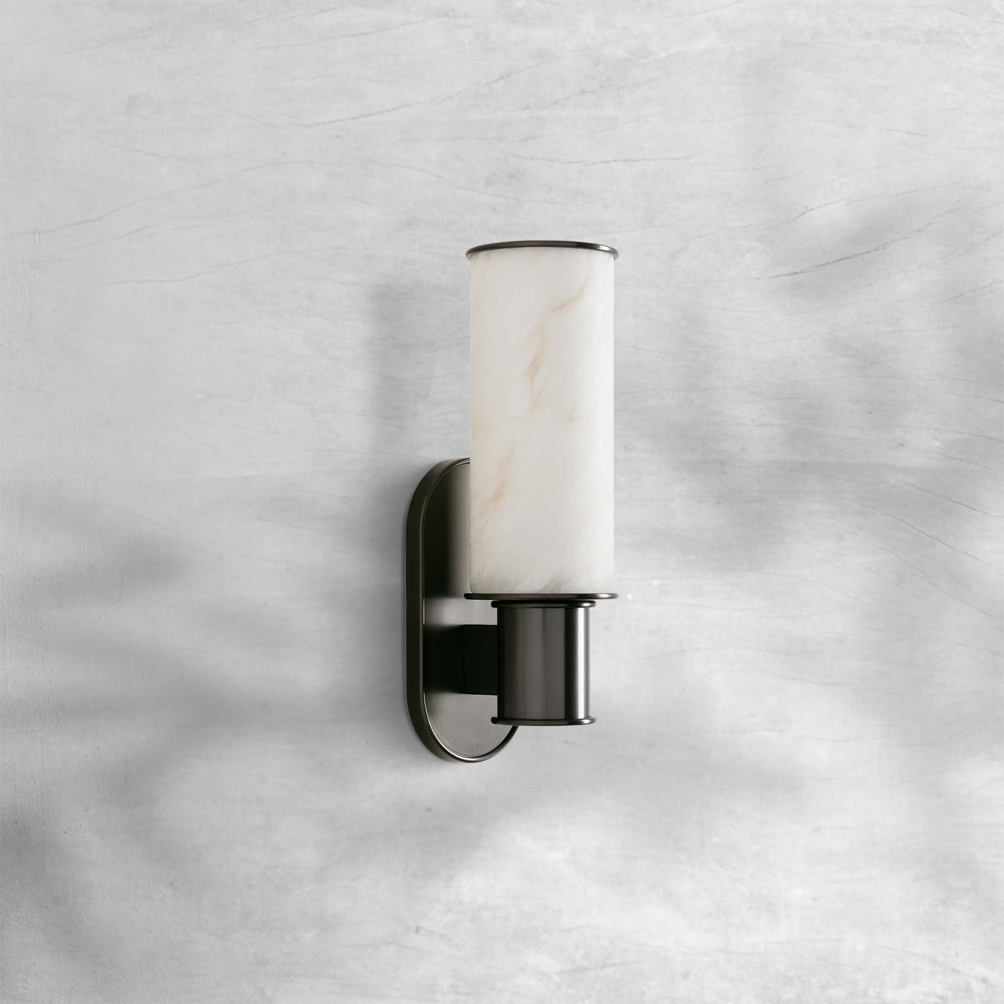 Harlin Alabaster Wall Sconce – Elegant Brass, Bronze & Nickel Finishes with Warm White Light