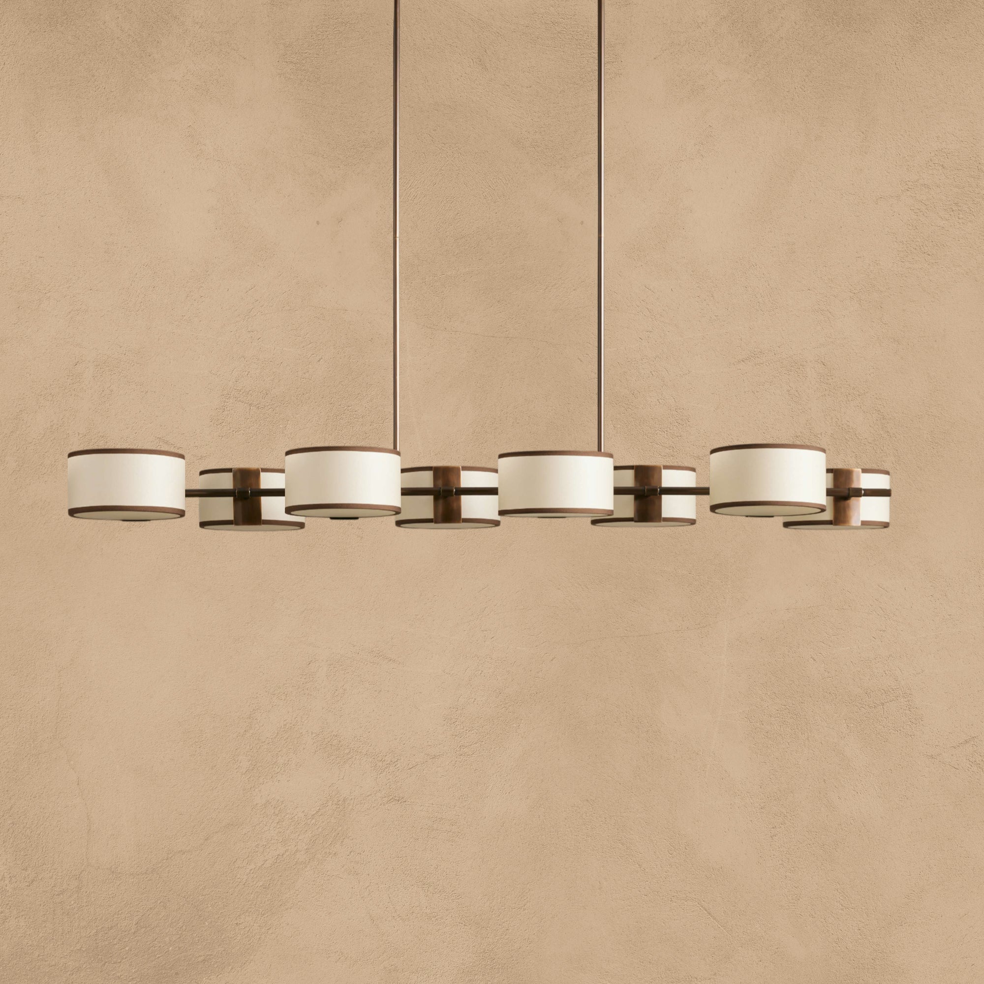 Daphne Fabric Linear Chandelier 62''72''
