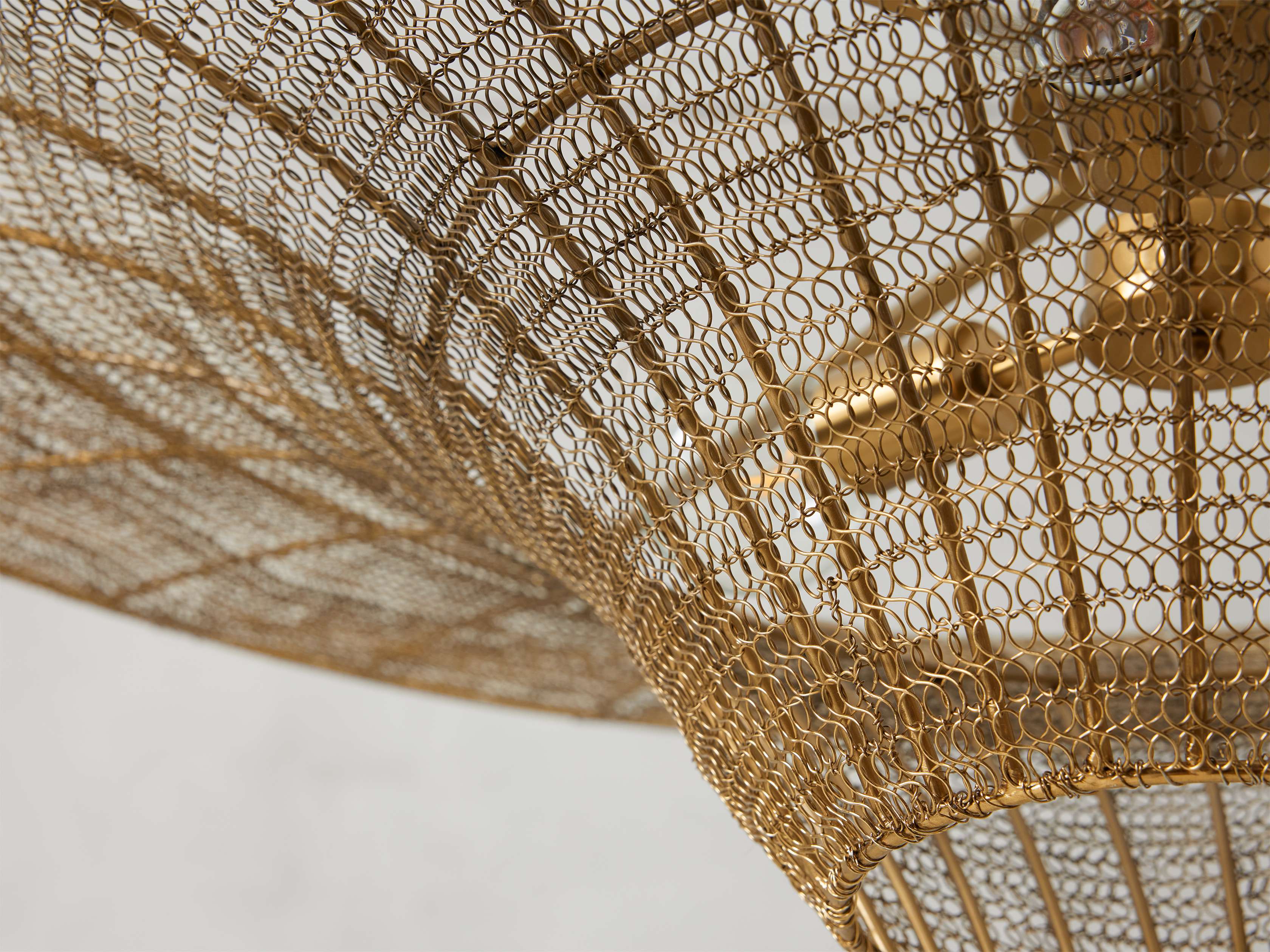 Mirza Caping Chandelier 48''D