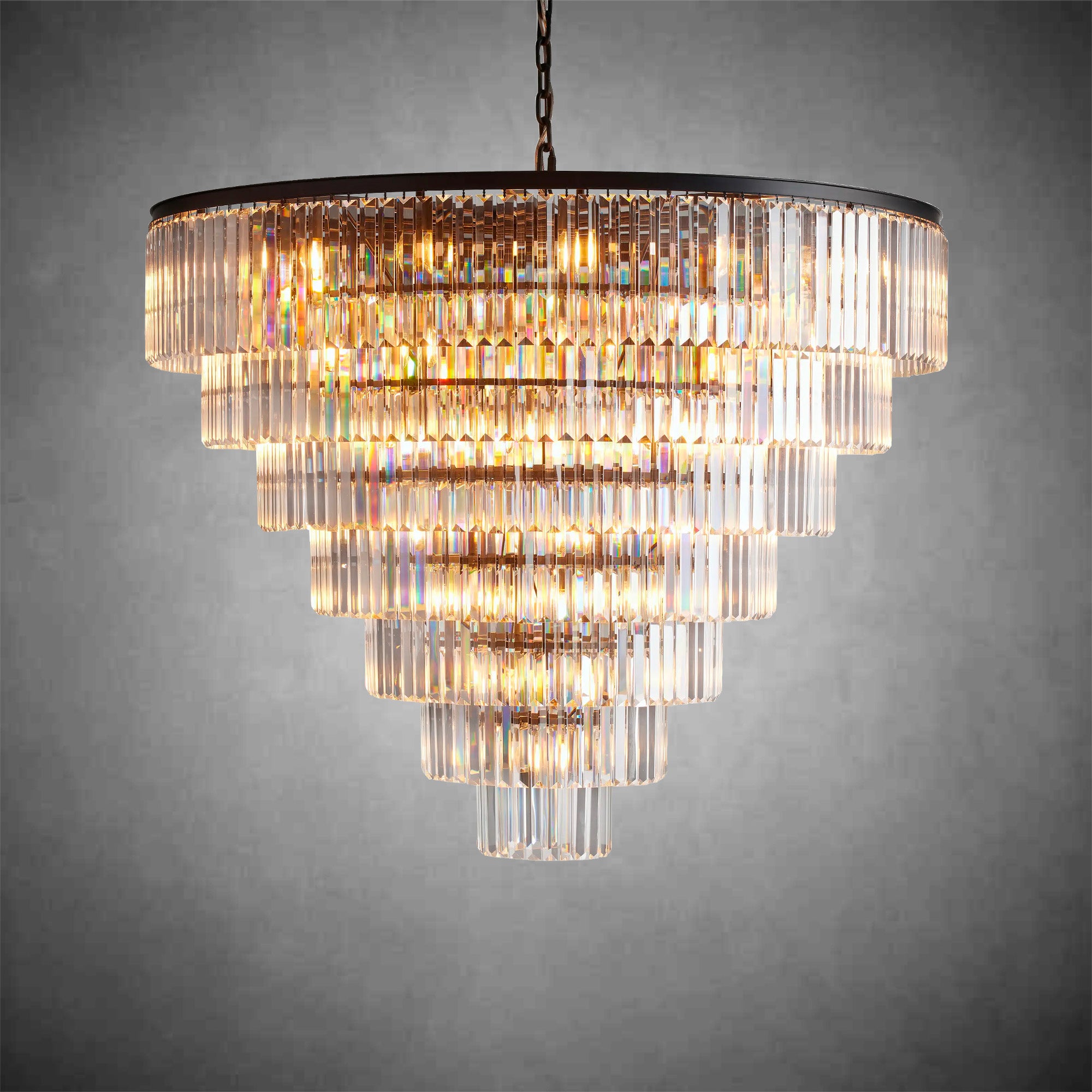 Leyland Tiered Round Chandelier