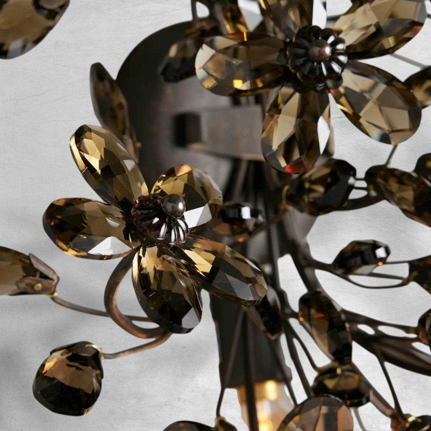 Luster Gaze Veridian Bloom 2-Light Wall Sconce - Background Shot