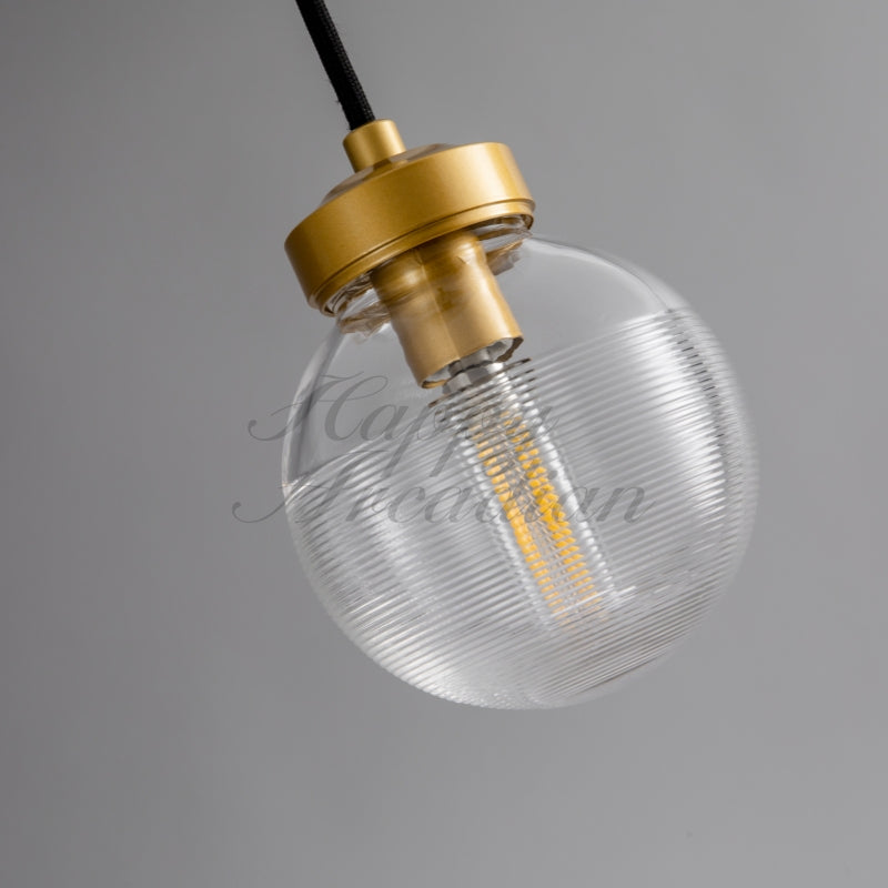 Patricia Glass Modern Kitchen Island Pendant Lamp