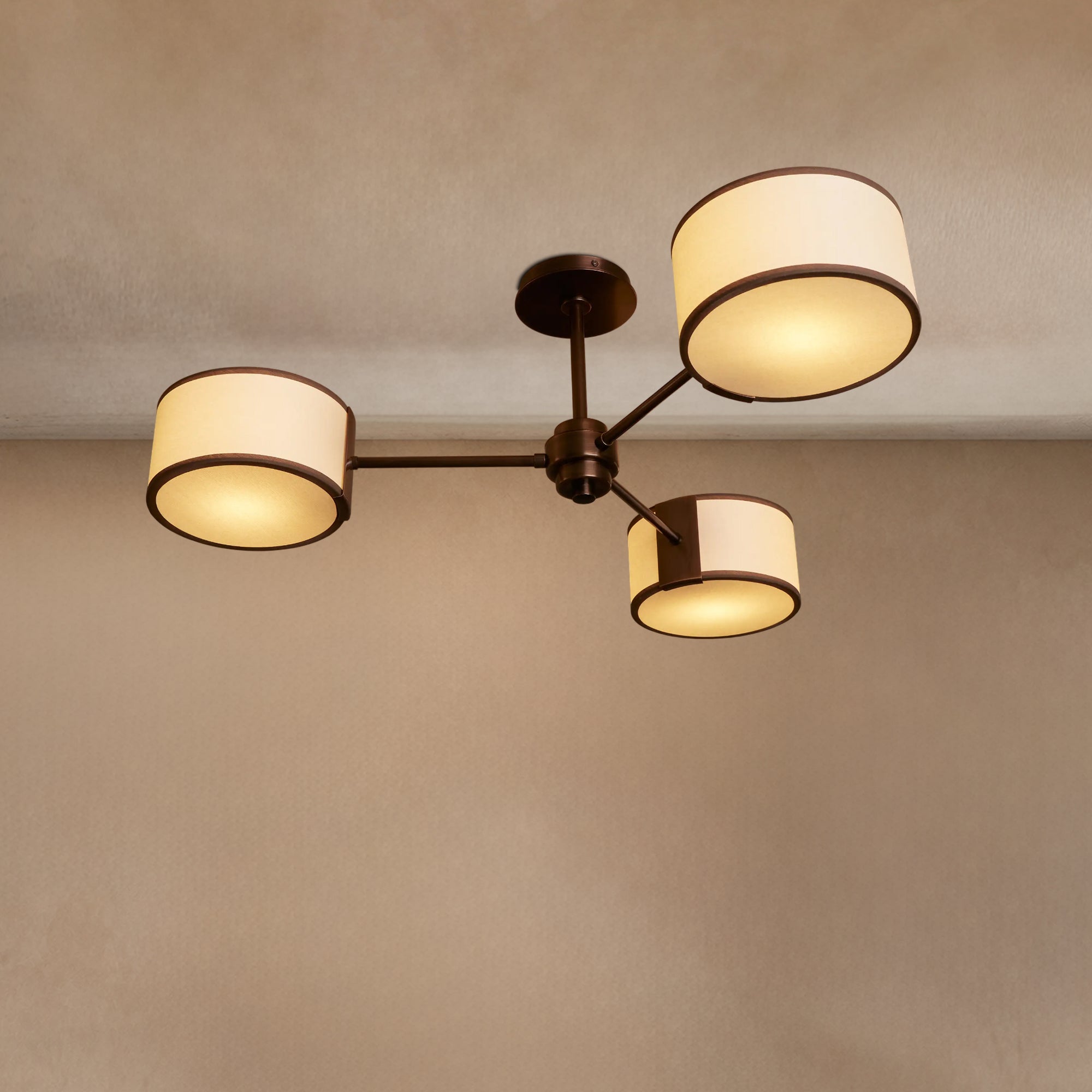 Daphne Fabric Flush Mount