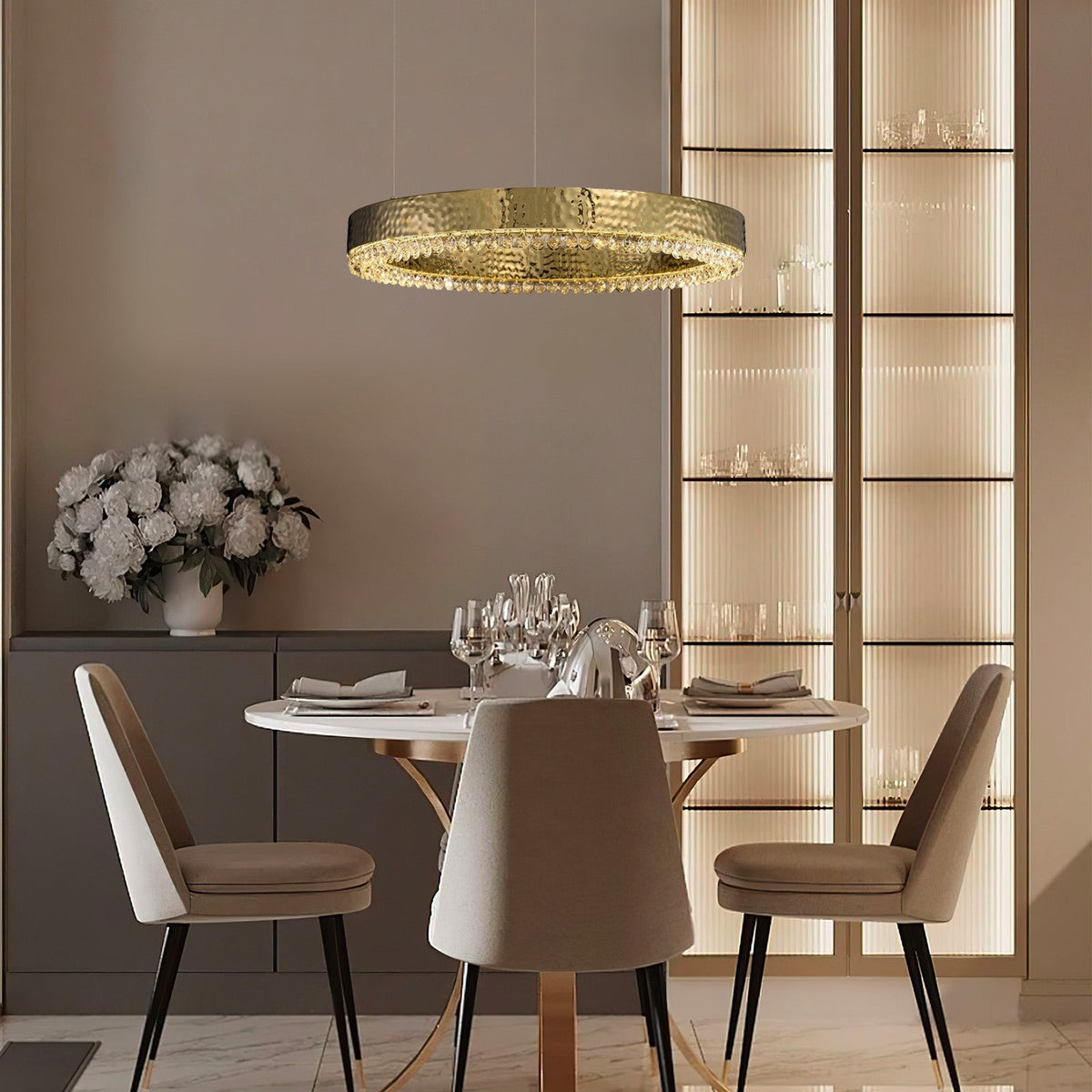 Hudson Crystal Modern Pendant Light