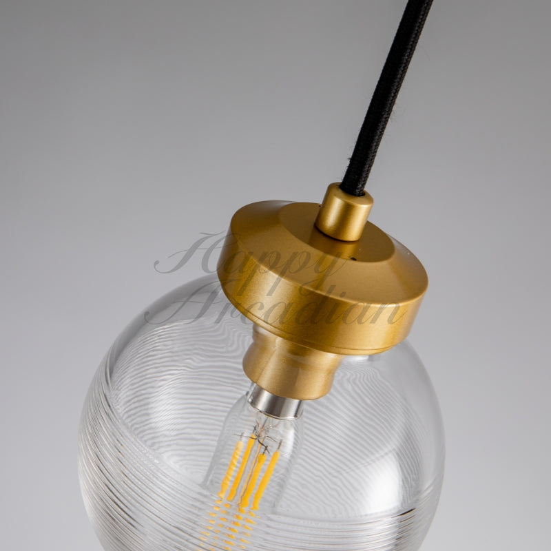 Patricia Glass Modern Kitchen Island Pendant Lamp